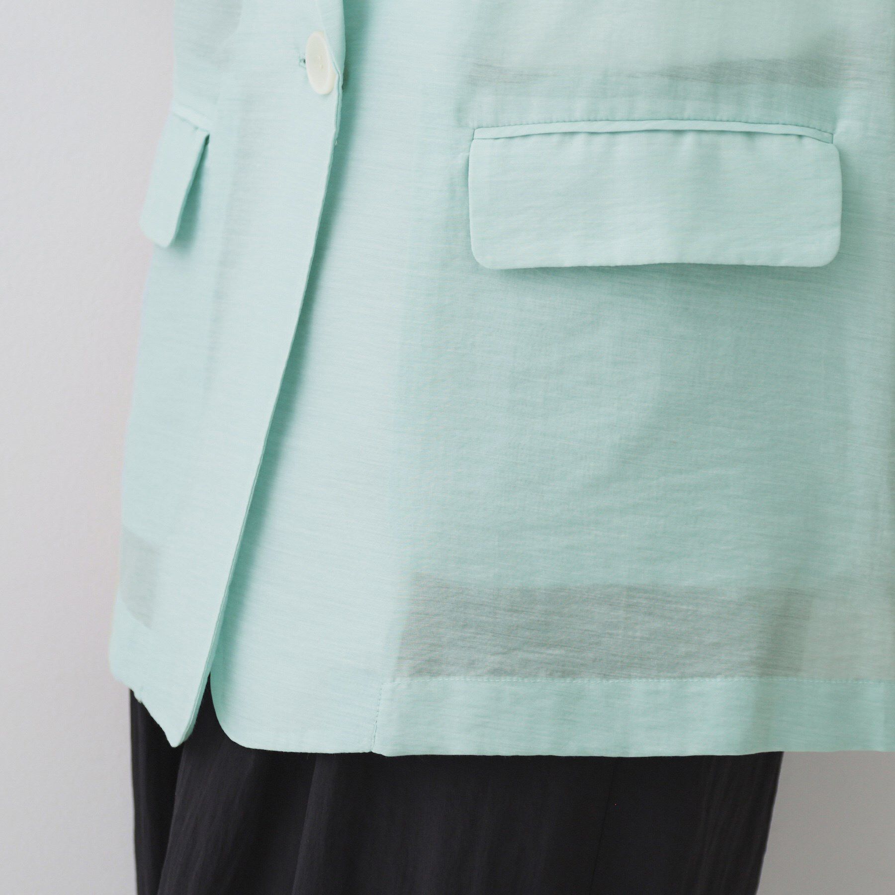 OPAQUE.CLIP「シアーハーフスリーブテーラードジャケット【洗える】」|テーラードジャケット|