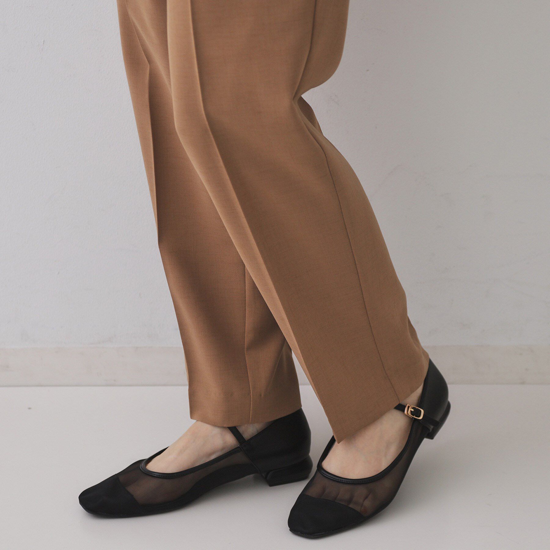 OPAQUE.CLIP「美脚イージーテーパードパンツ【防シワ/洗濯機洗い可/抗ピル/ストレッチ】《丈が選べる/SS-LLサイ」|その他|