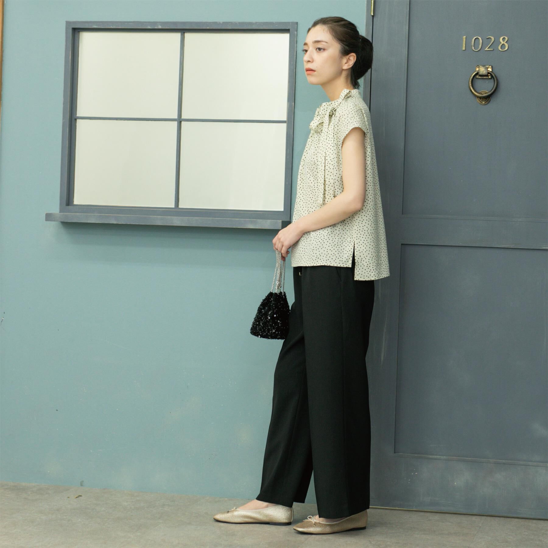 OPAQUE.CLIP「美脚イージーワイドパンツ【防シワ/洗濯機洗い可/抗ピル/ストレッチ】《丈が選べる/SS-LLサイズ/」|その他|