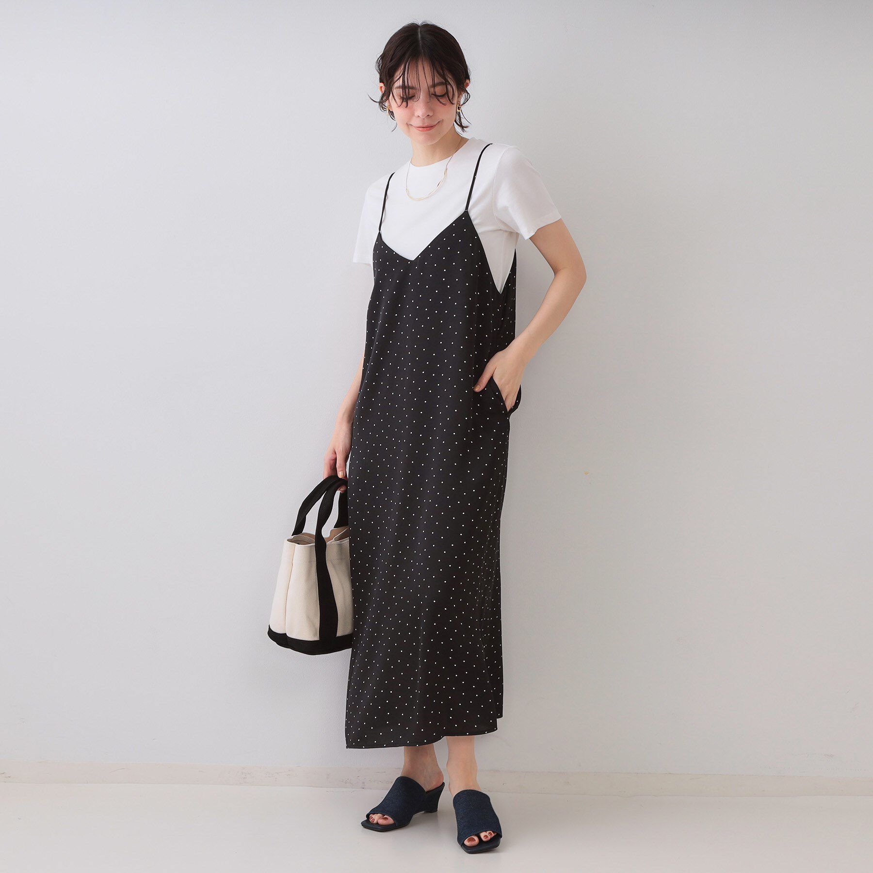 OPAQUE.CLIP「《5色展開》ベーシックTシャツ【洗濯機洗い可/UV/接触冷感】」|Tシャツ・カットソー|