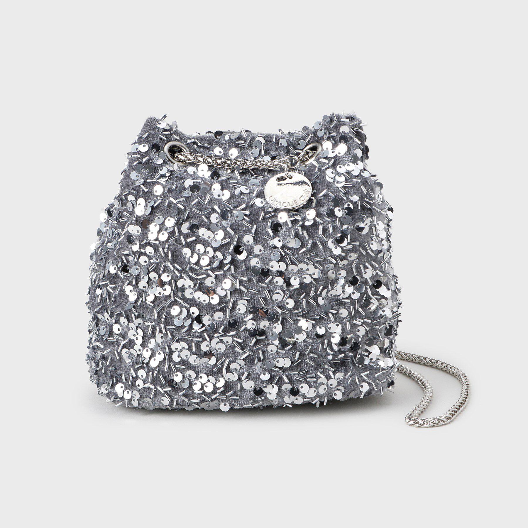 OPAQUE.CLIP「【2WAY】素材アソートシャイニー巾着ミニショルダーバッグ」|ショルダー・メッセンジャー|