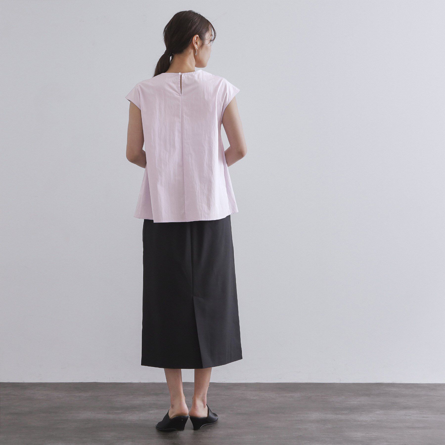 OPAQUE.CLIP「リボンモチーフブラウス【洗濯機洗い可】」|シャツ・ブラウス|