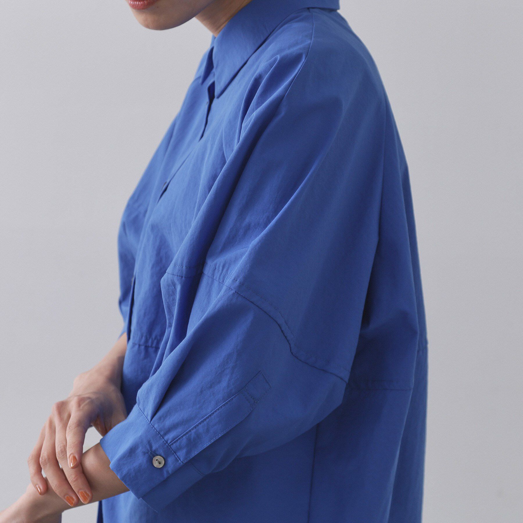 OPAQUE.CLIP「切替フォルムシャツ【洗濯機洗い可】」|シャツ・ブラウス|