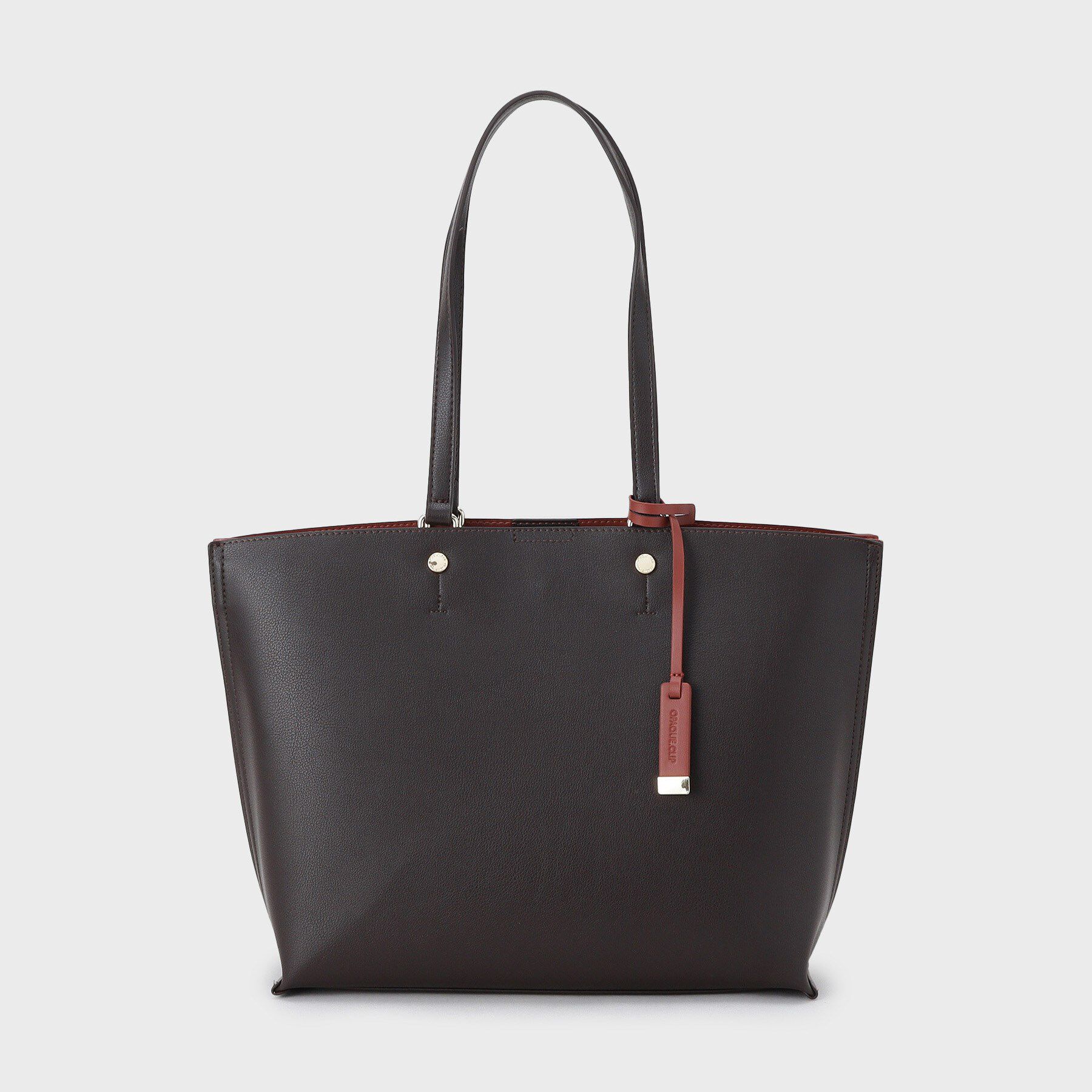 OPAQUE.CLIP「【名品/A4サイズ対応】バイカラースムーストートバッグ」|トートバッグ|