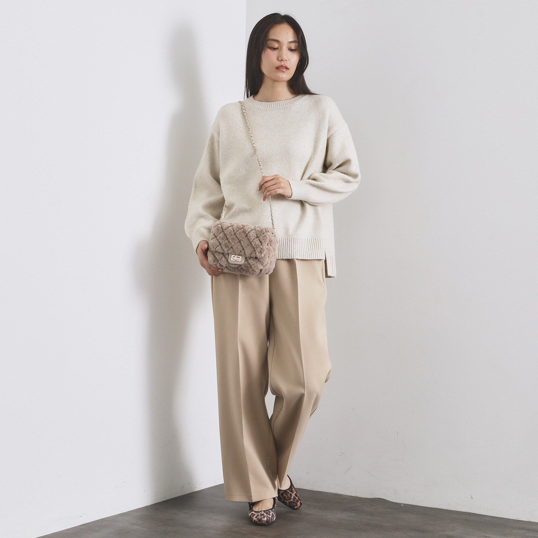 OPAQUE.CLIP「パフィーキルティングチェーンショルダーバッグ」|ショルダー・メッセンジャー|