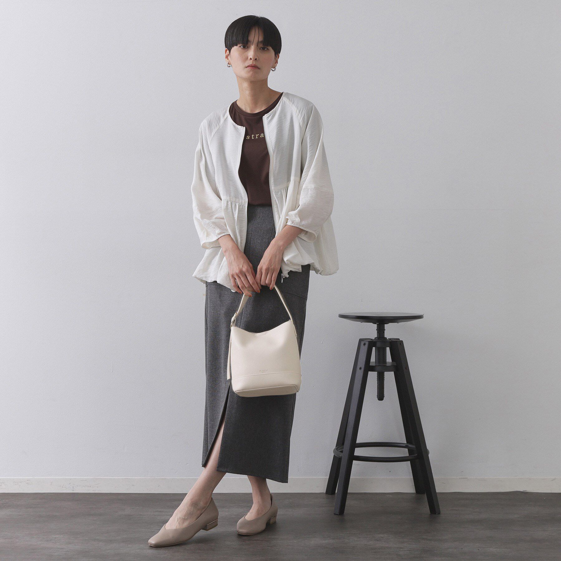 OPAQUE.CLIP「【3WAY】スムース合皮ミニショルダーバッグ」|ショルダー・メッセンジャー|