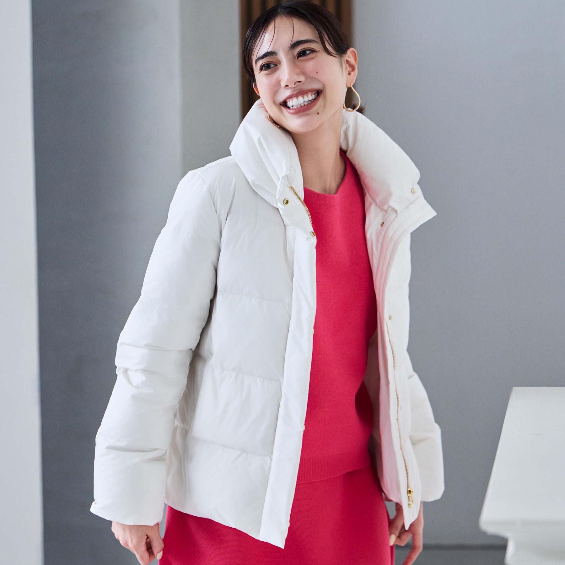 OPAQUE.CLIP「撥水ショートダウン【防風/抗菌防臭/洗濯機洗い可】《SS～LL》」|ダウン|