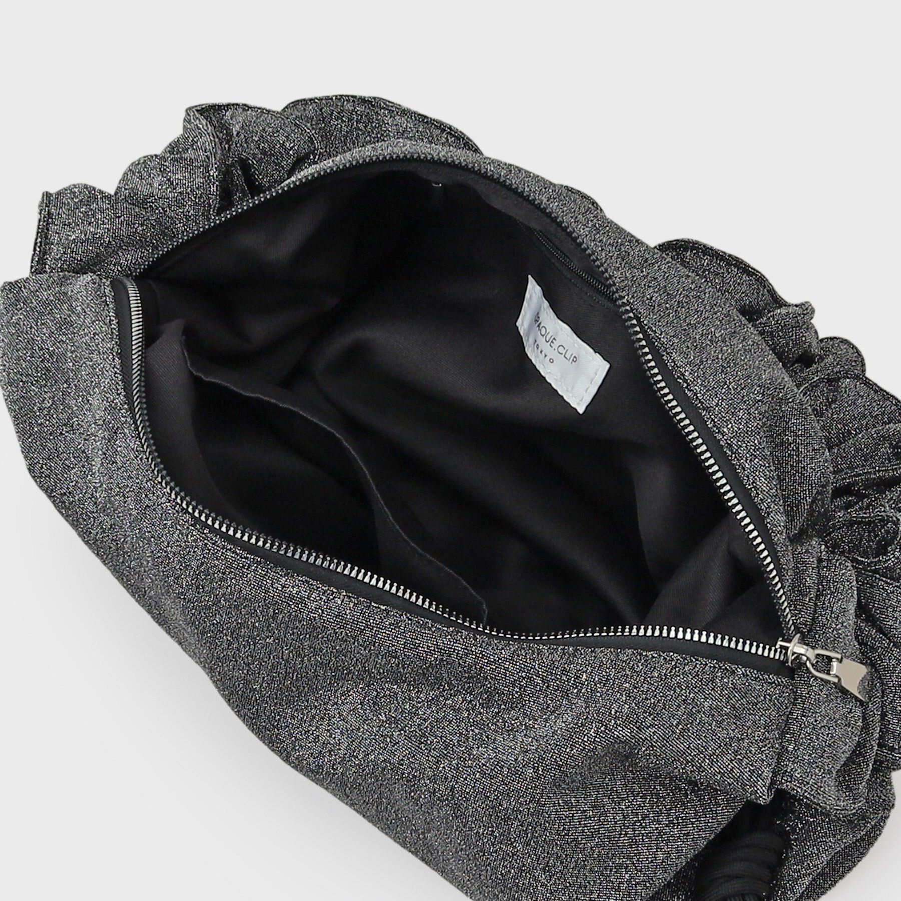 OPAQUE.CLIP「【2WAY】ドロストフリルハンドルラメミドルショルダーバッグ」|ショルダー・メッセンジャー|