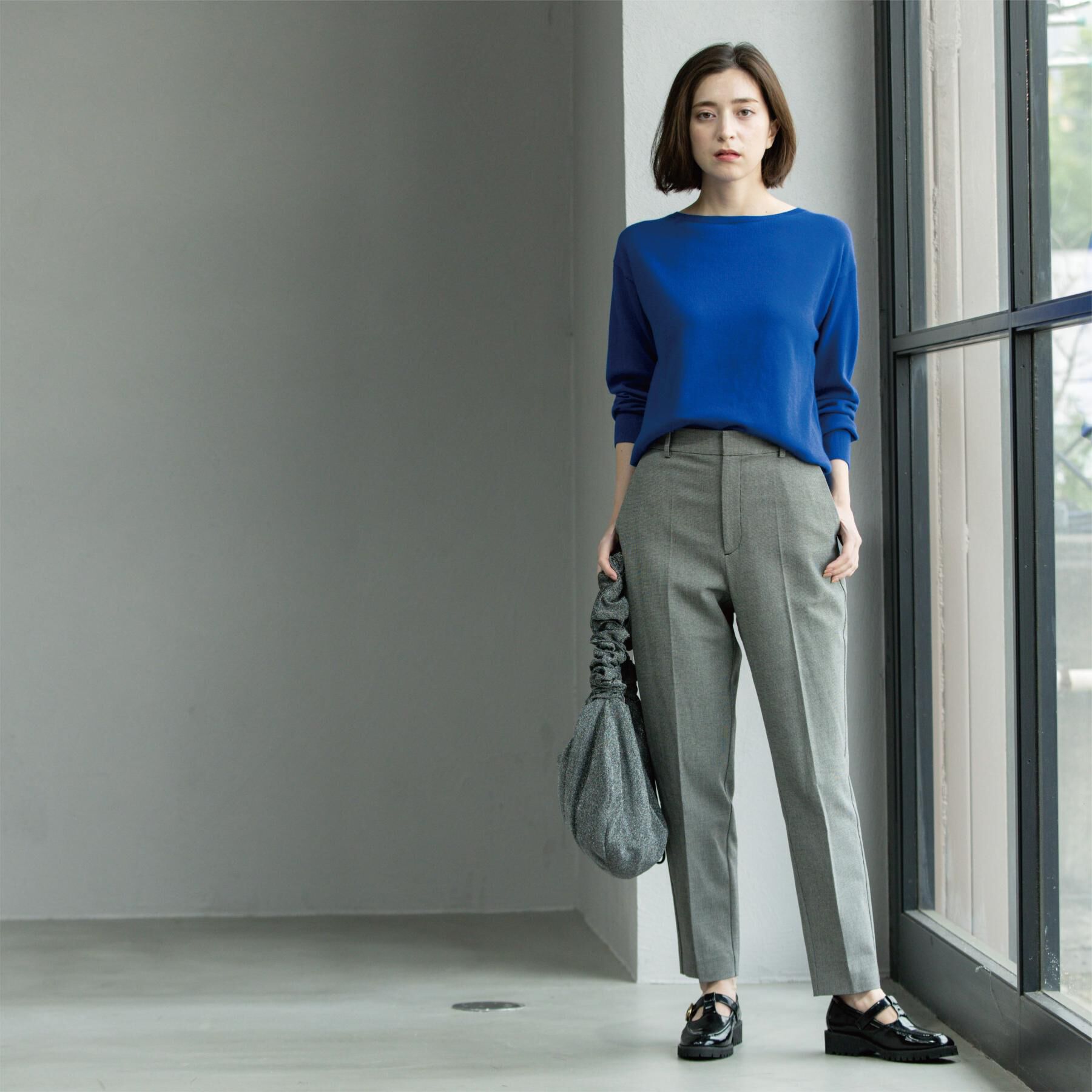 OPAQUE.CLIP「ウォームタッチ テーパードパンツ【洗濯機洗OK/ストレッチ】」|その他|