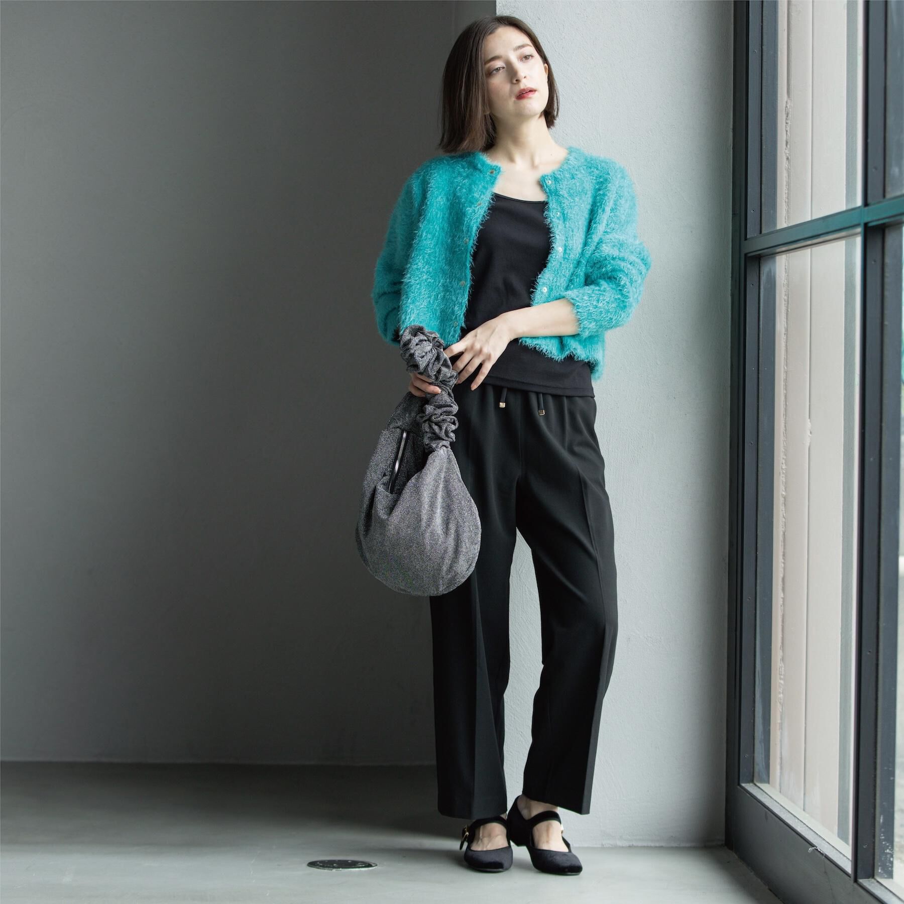 OPAQUE.CLIP「ウォームタッチ イージーワイドパンツ【洗濯機洗OK/ストレッチ】≪SS～LL≫」|その他|