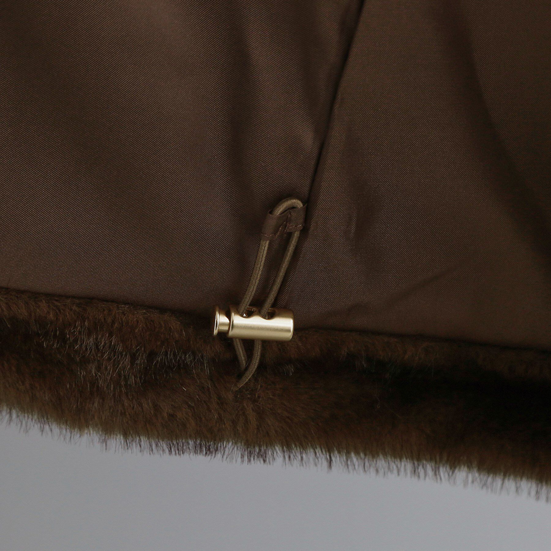 OPAQUE.CLIP「【es】ミンクライクフェイクファーフードベスト【洗える】」|ベスト・ジレ|