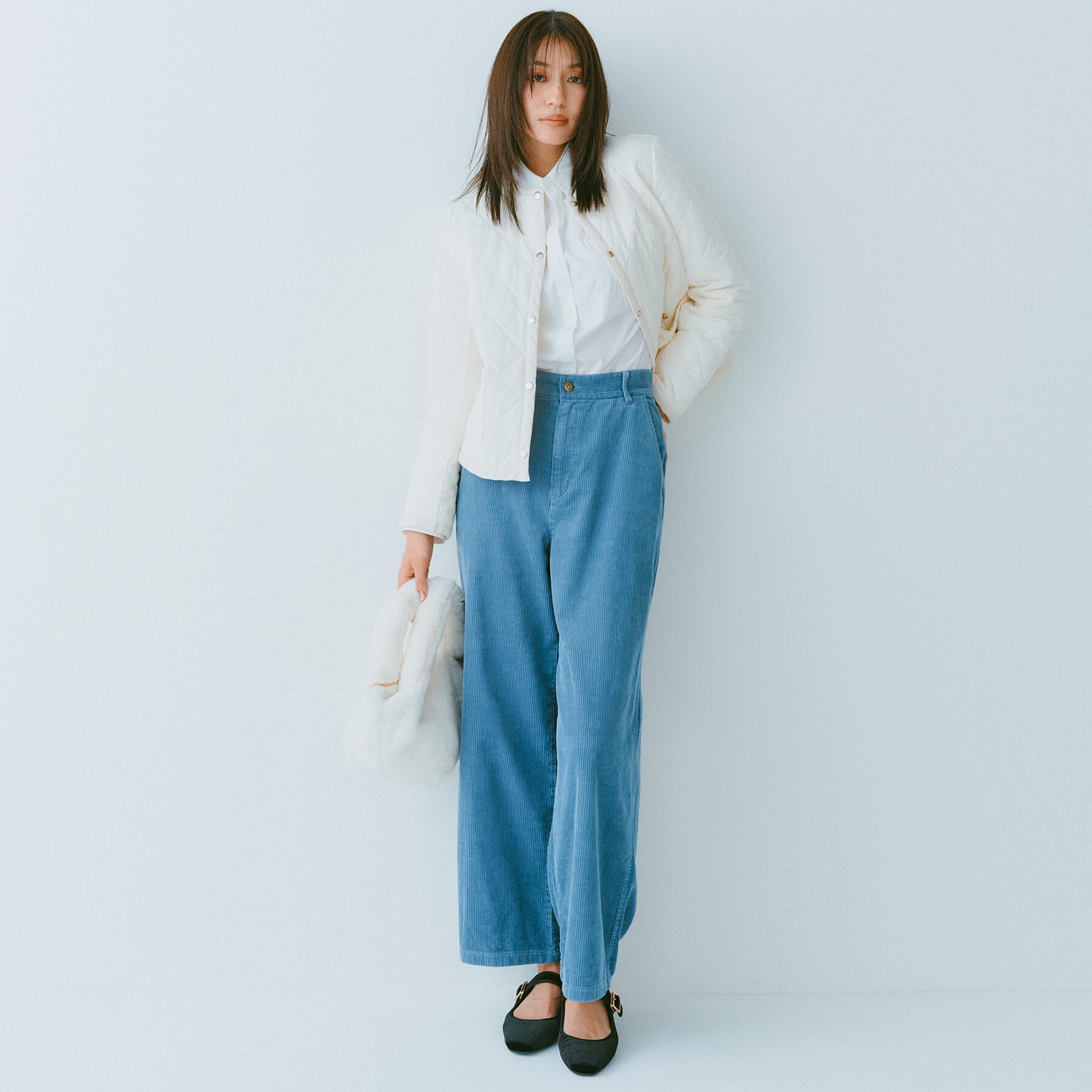 OPAQUE.CLIP「ポケット刺繍レギュラーカラーシャツ【洗濯機OK】」|シャツ・ブラウス|