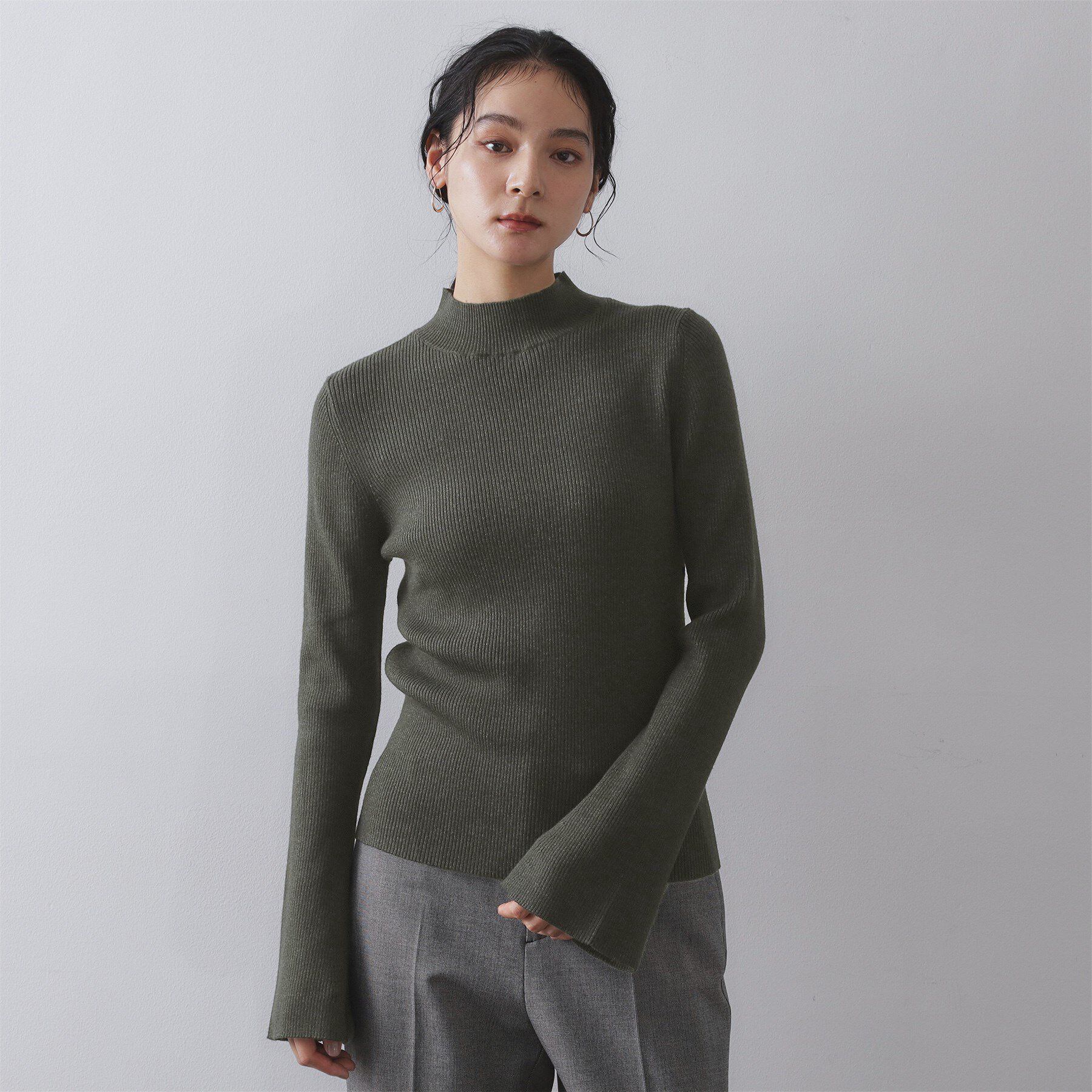 OPAQUE.CLIP「《ツインセット》ベスト&times;リブニット【洗濯機OK】」|その他|