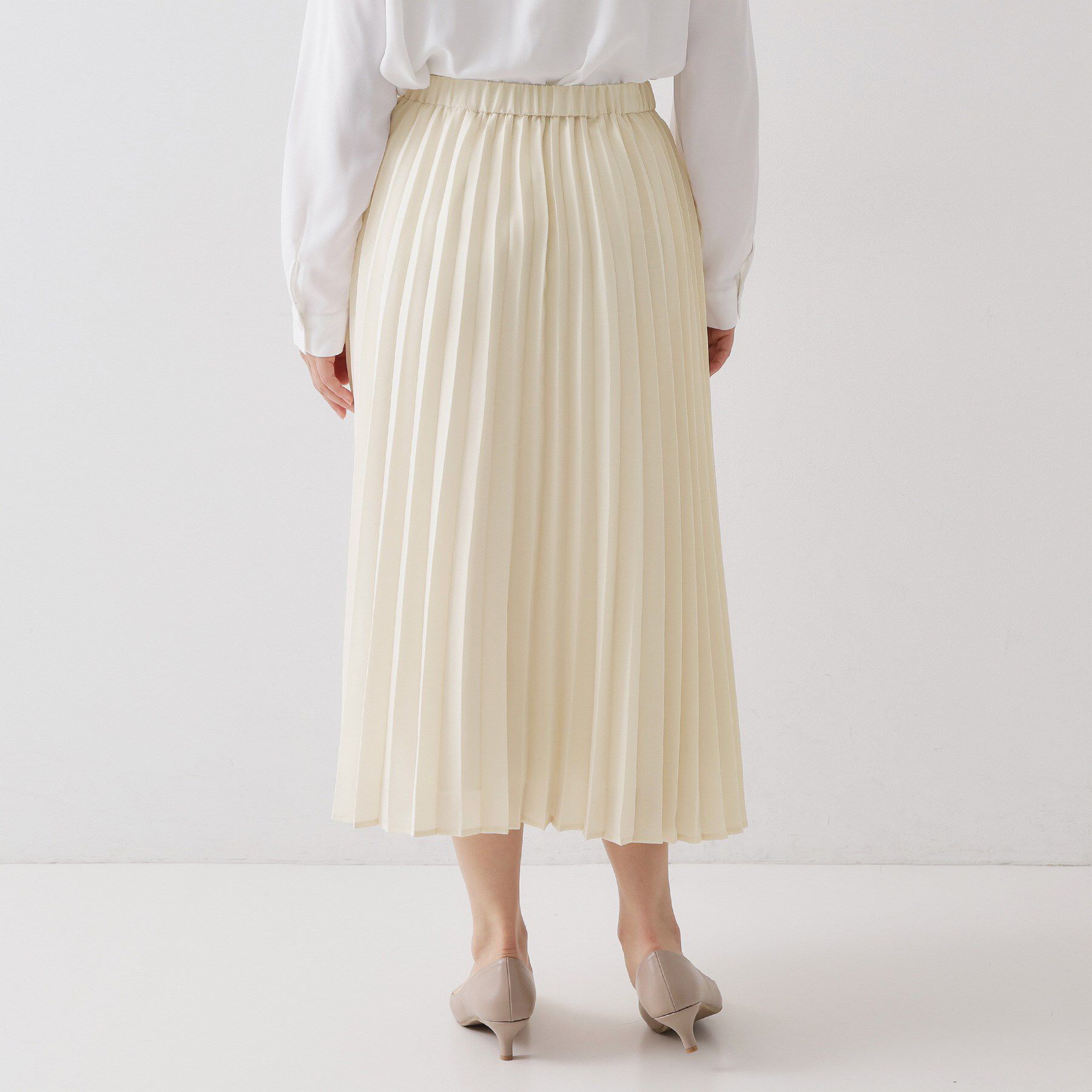 OPAQUE.CLIP「《通勤対応》プリーツスカート【洗濯機OK】」|スカート|