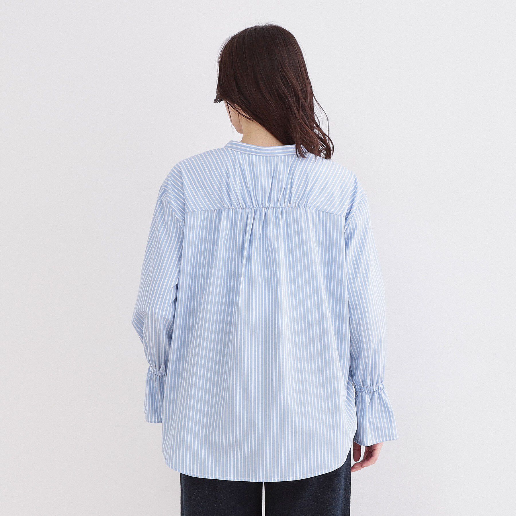 OPAQUE.CLIP「キャンディスリーブシャツ【洗濯機OK】」|シャツ・ブラウス|