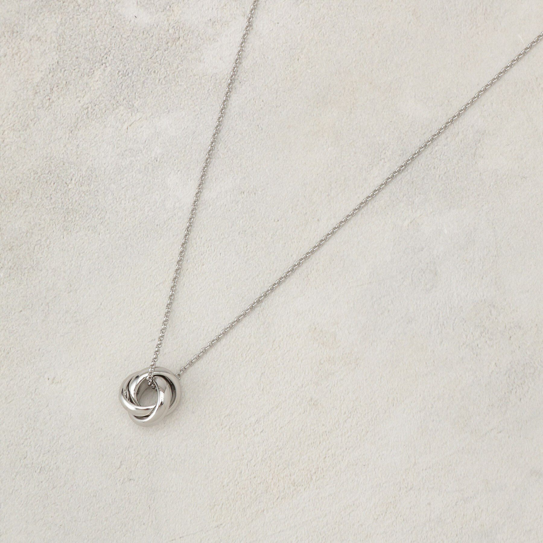 OPAQUE.CLIP「デザインリングスライドネックレス」|ネックレス|シルバー(006)