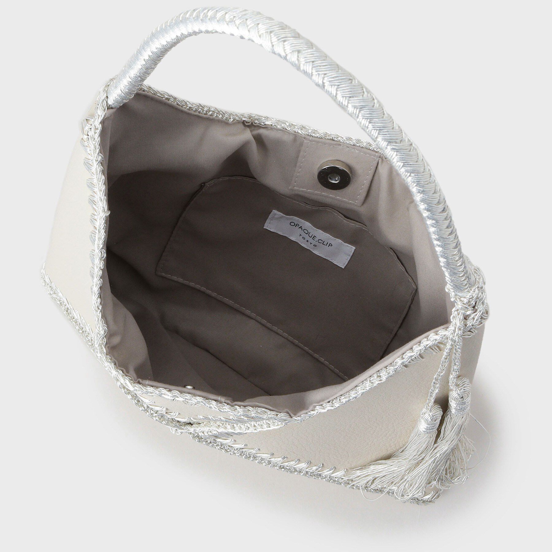 OPAQUE.CLIP「ラメコンビデザインハンドバッグ」|ハンドバッグ|