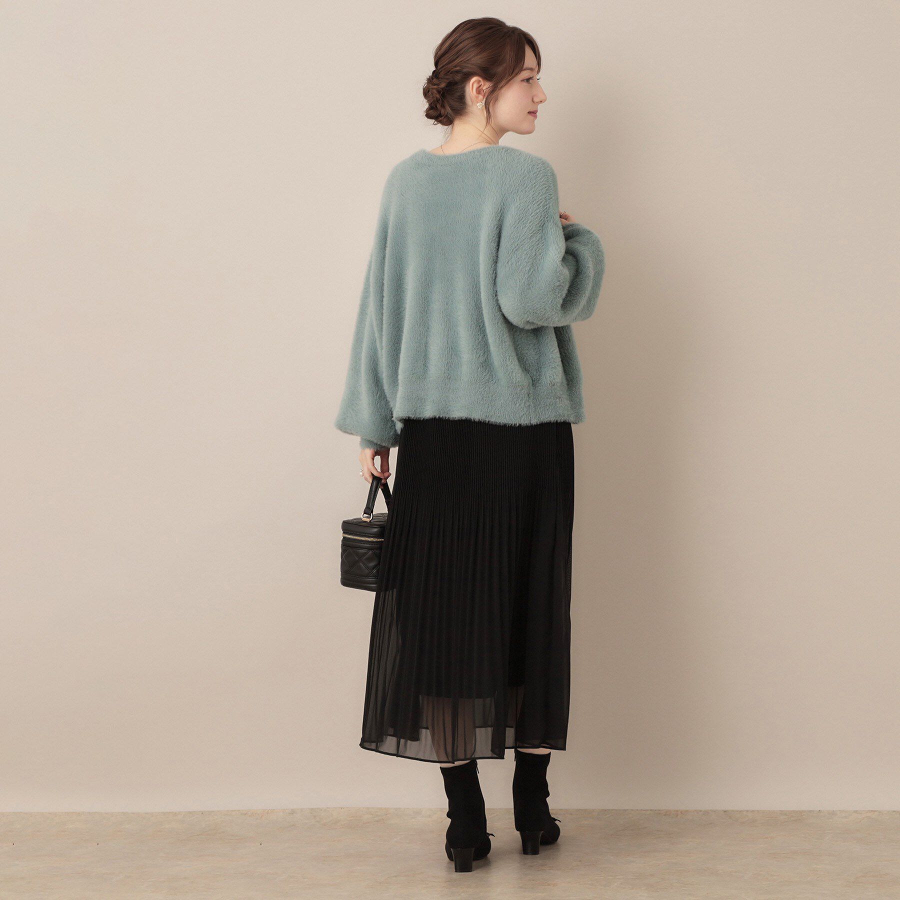 Couture broach「【ふわふわ/前後2WAY】フェザーカーディトップス」|カーディガン|