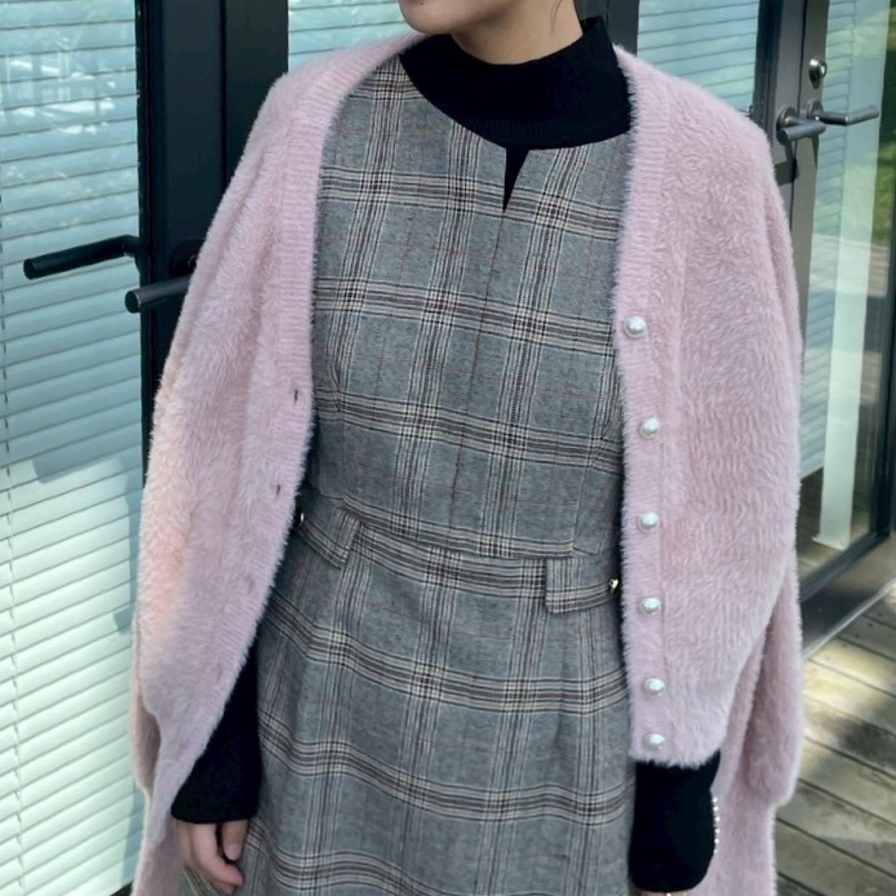 Couture broach「【ふわふわ/前後2WAY】フェザーカーディトップス」|カーディガン|