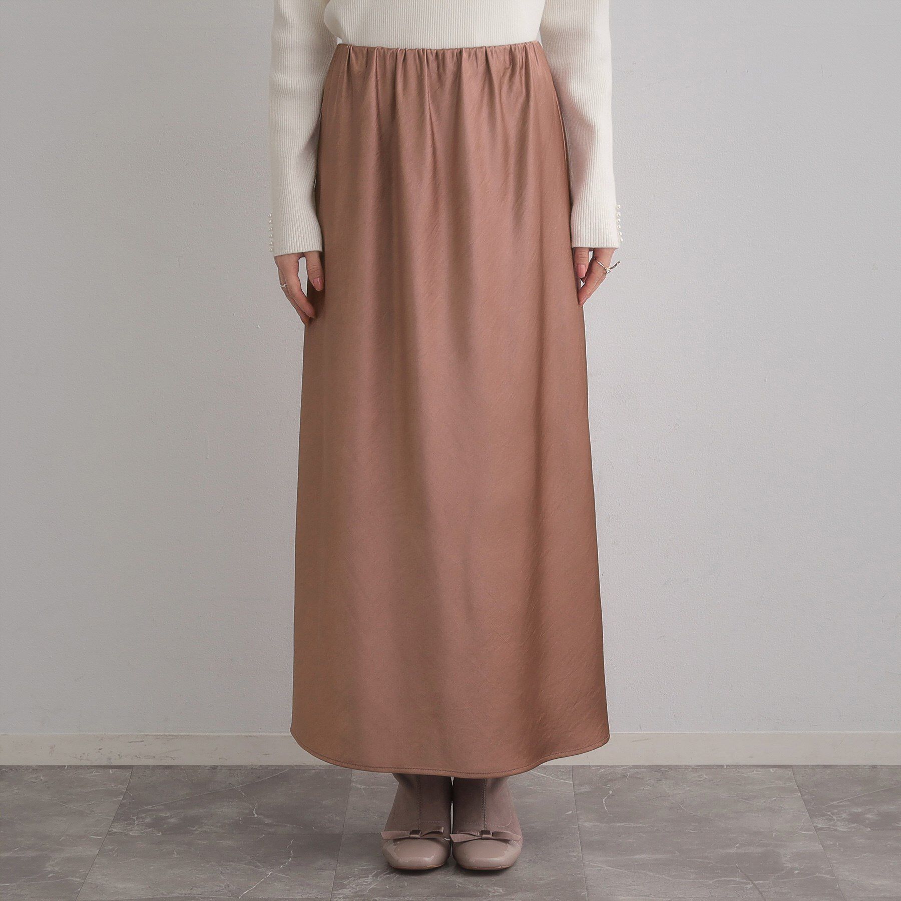 Couture broach「シルキーヘビーサテンスカート」|スカート|