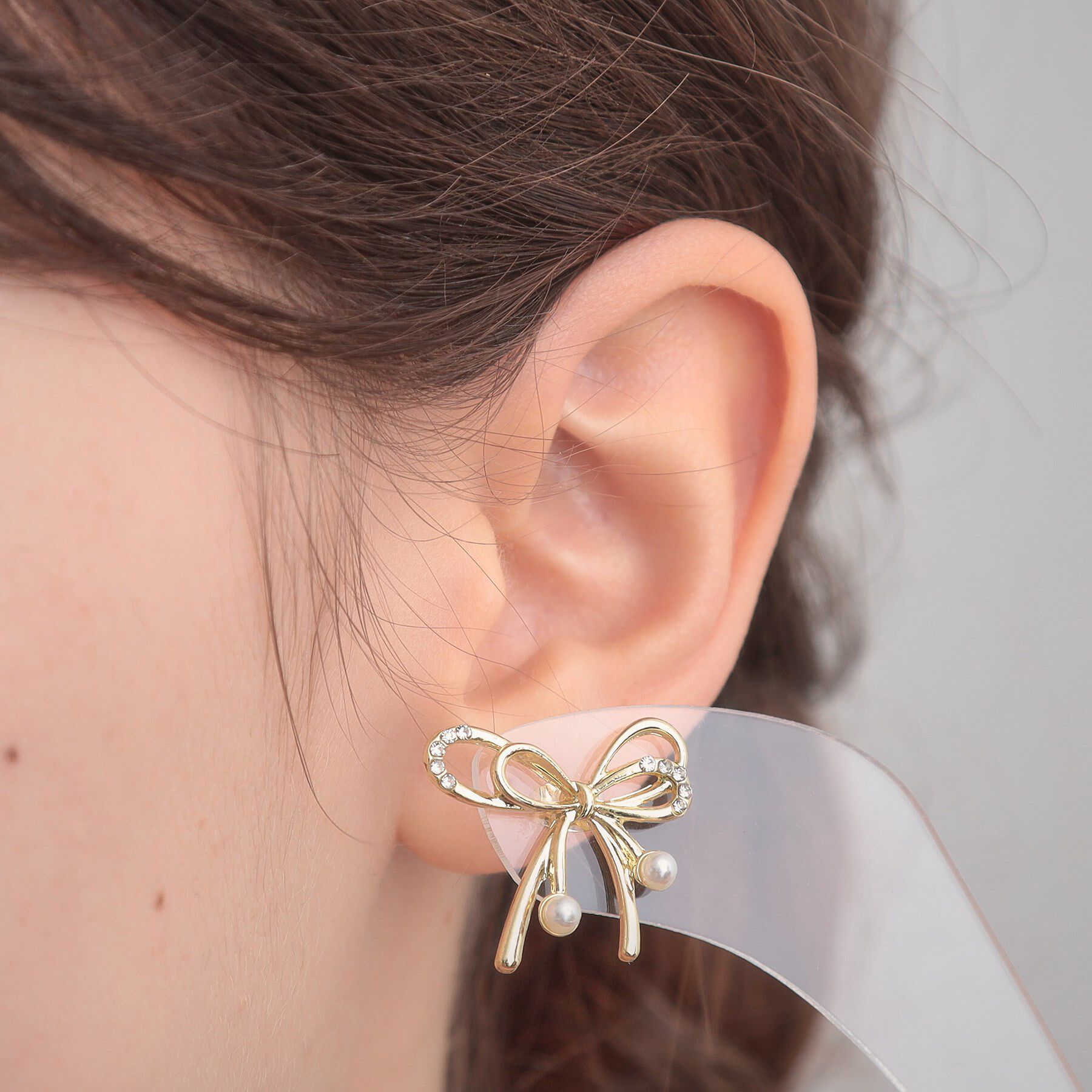 Couture broach「リボンモチーフピアス」|ピアス|