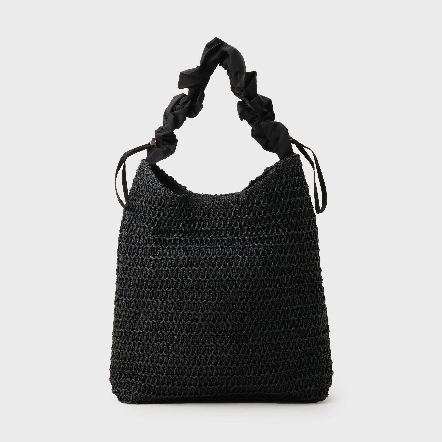 THE SHOP TK「タフタフリル雑材トート」|トートバッグ|ブラック(019)