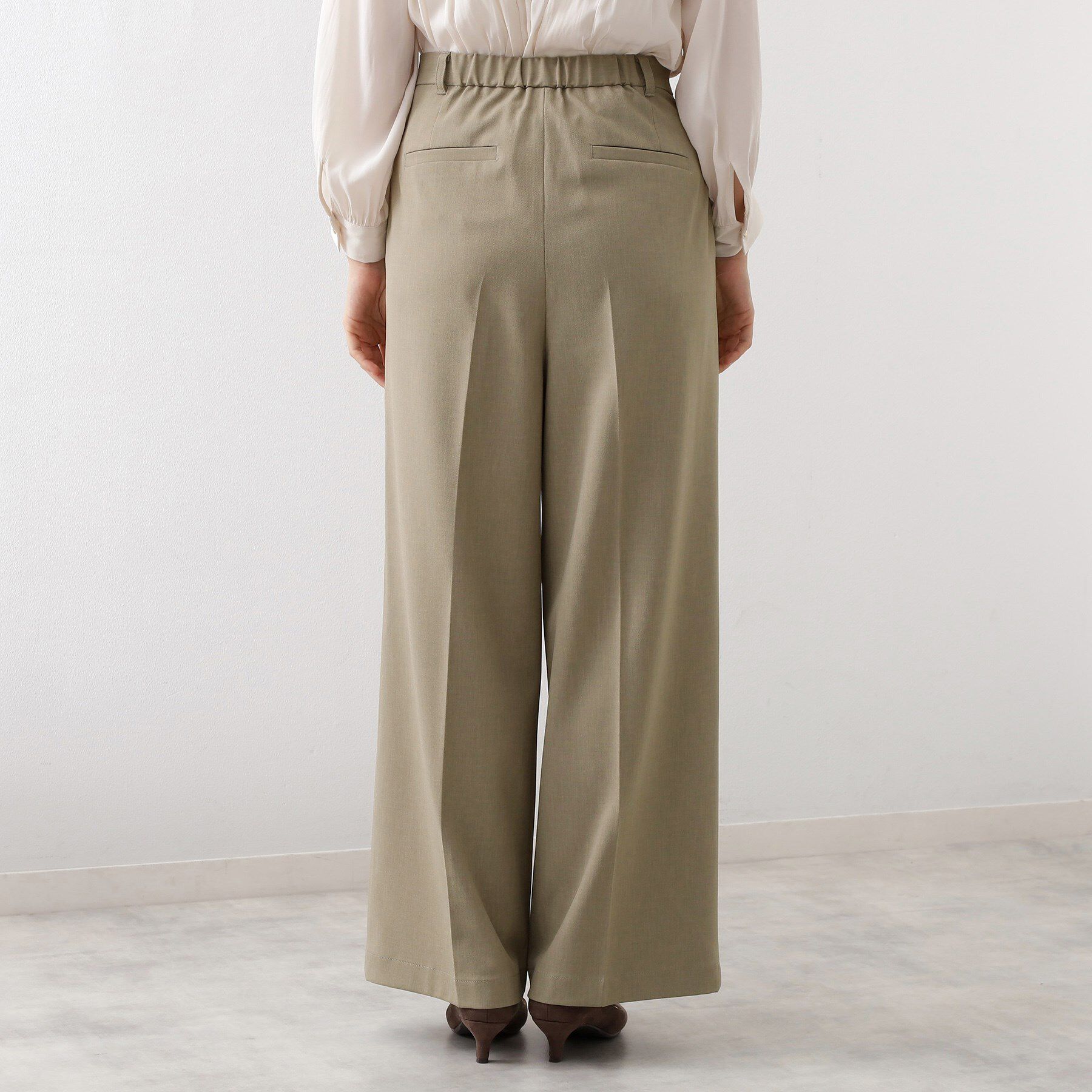 THE SHOP TK「【きれいめもカジュアルもお任せ】2タックワイドパンツ【セットアップ可】」|その他|