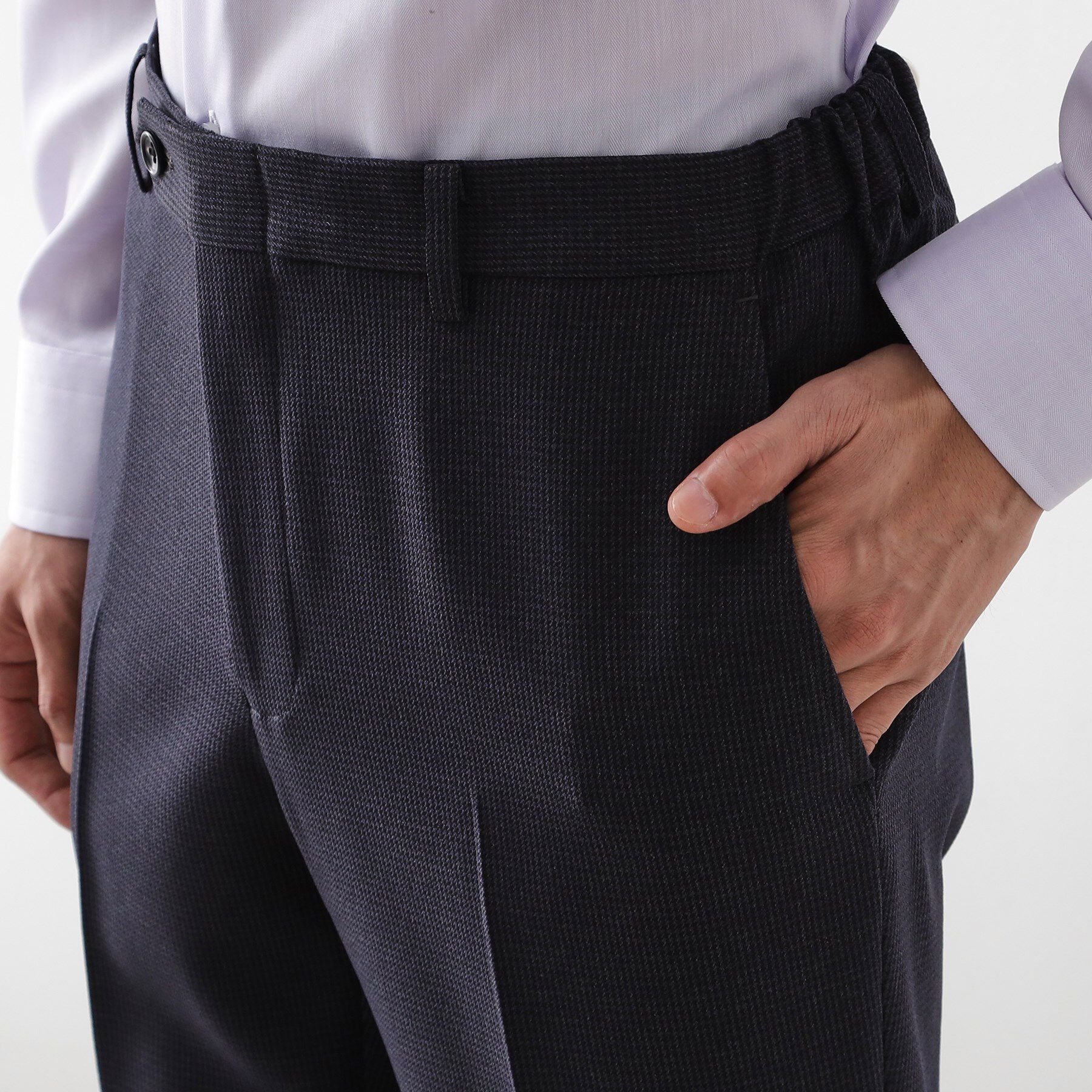 THE SHOP TK「ハウンドトゥーススラックス 【洗濯機OK/セットアップ可】」|その他|