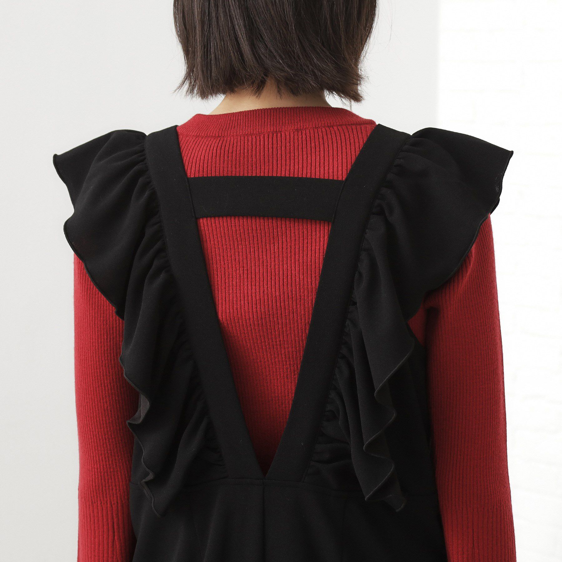 THE SHOP TK「【シーズンレス】フリルオールインワン」|オールインワン|