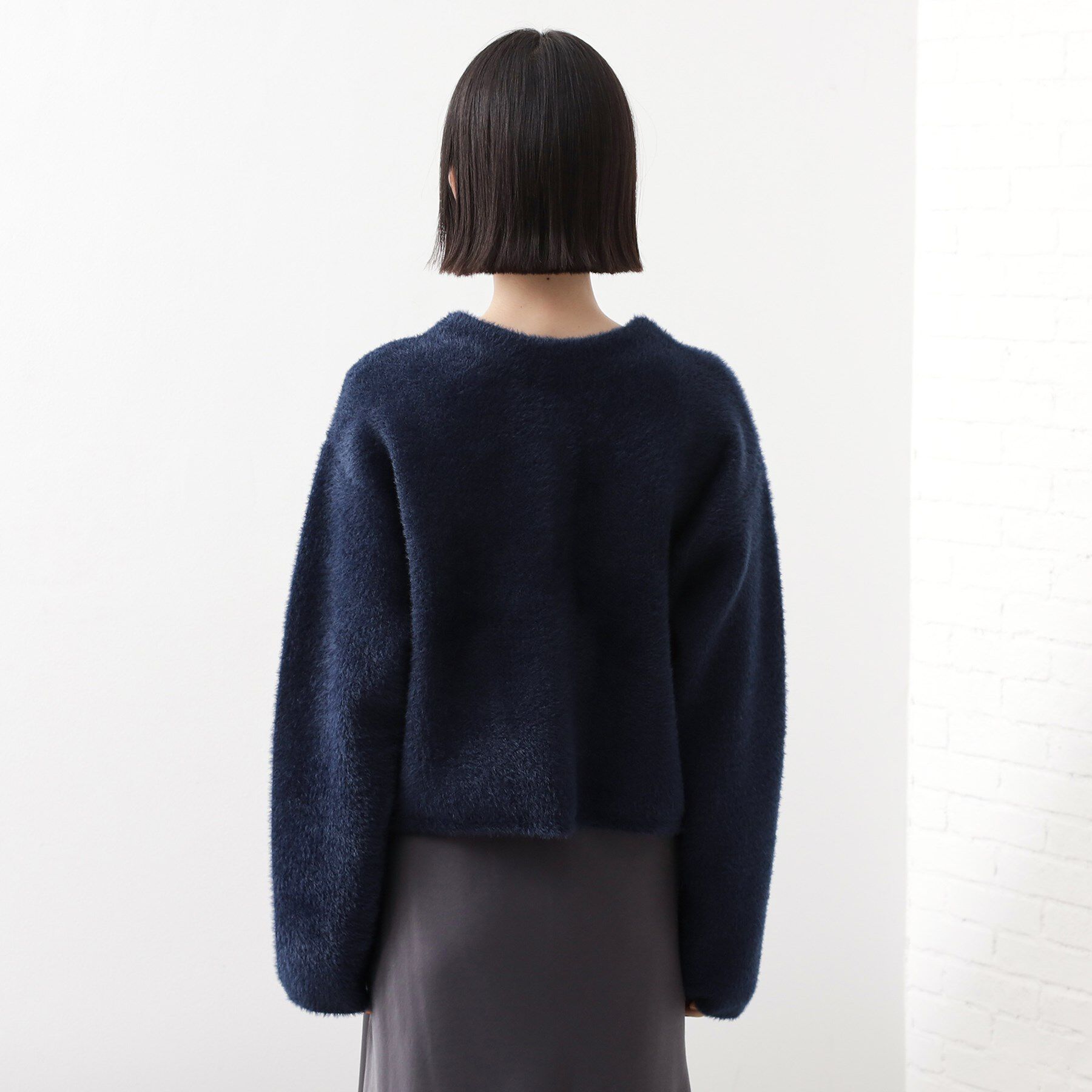 THE SHOP TK「【即戦力】ベロアフェザーカーディガン」|カーディガン|