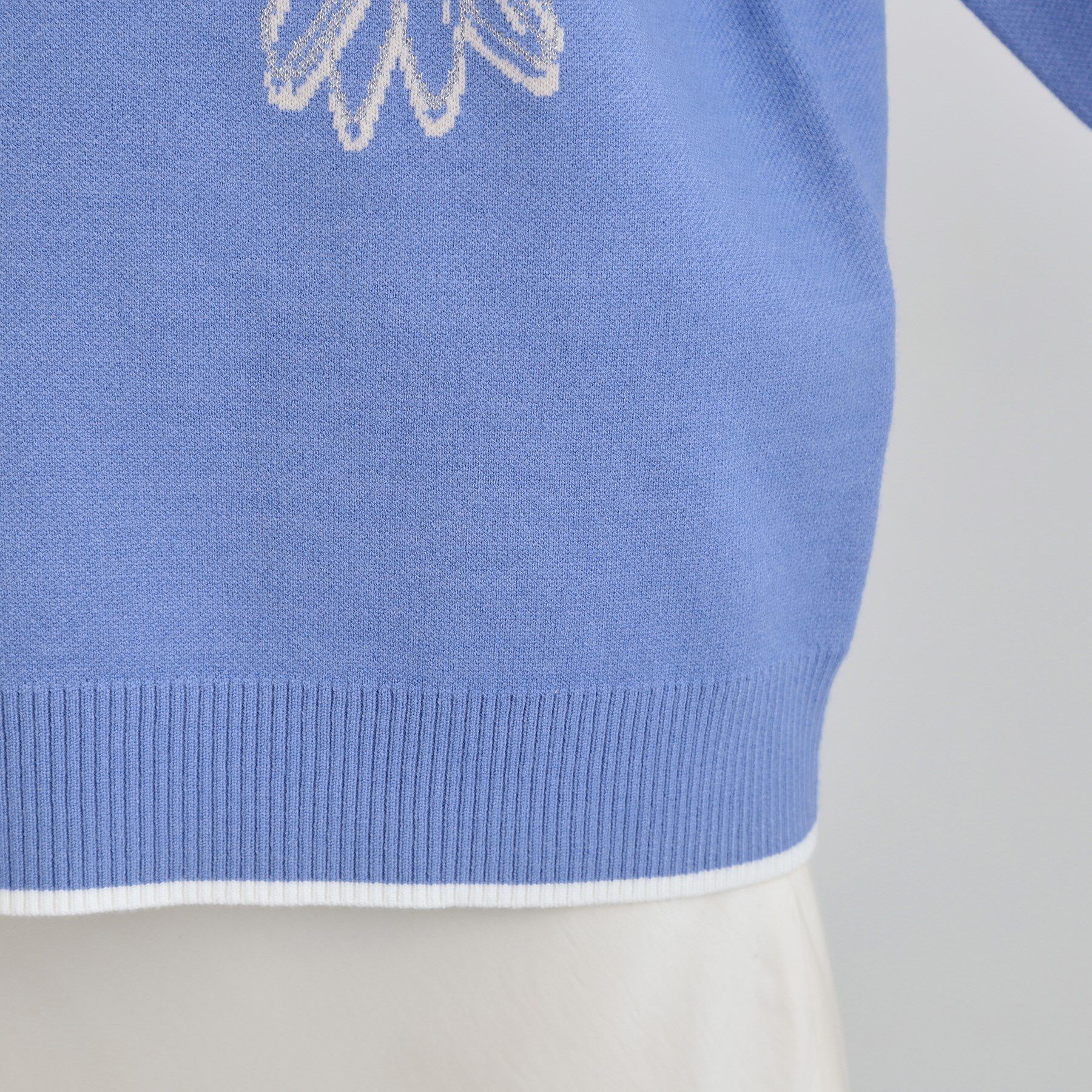 THE SHOP TK「花柄ラメジャカードニット」|ニット・セーター|