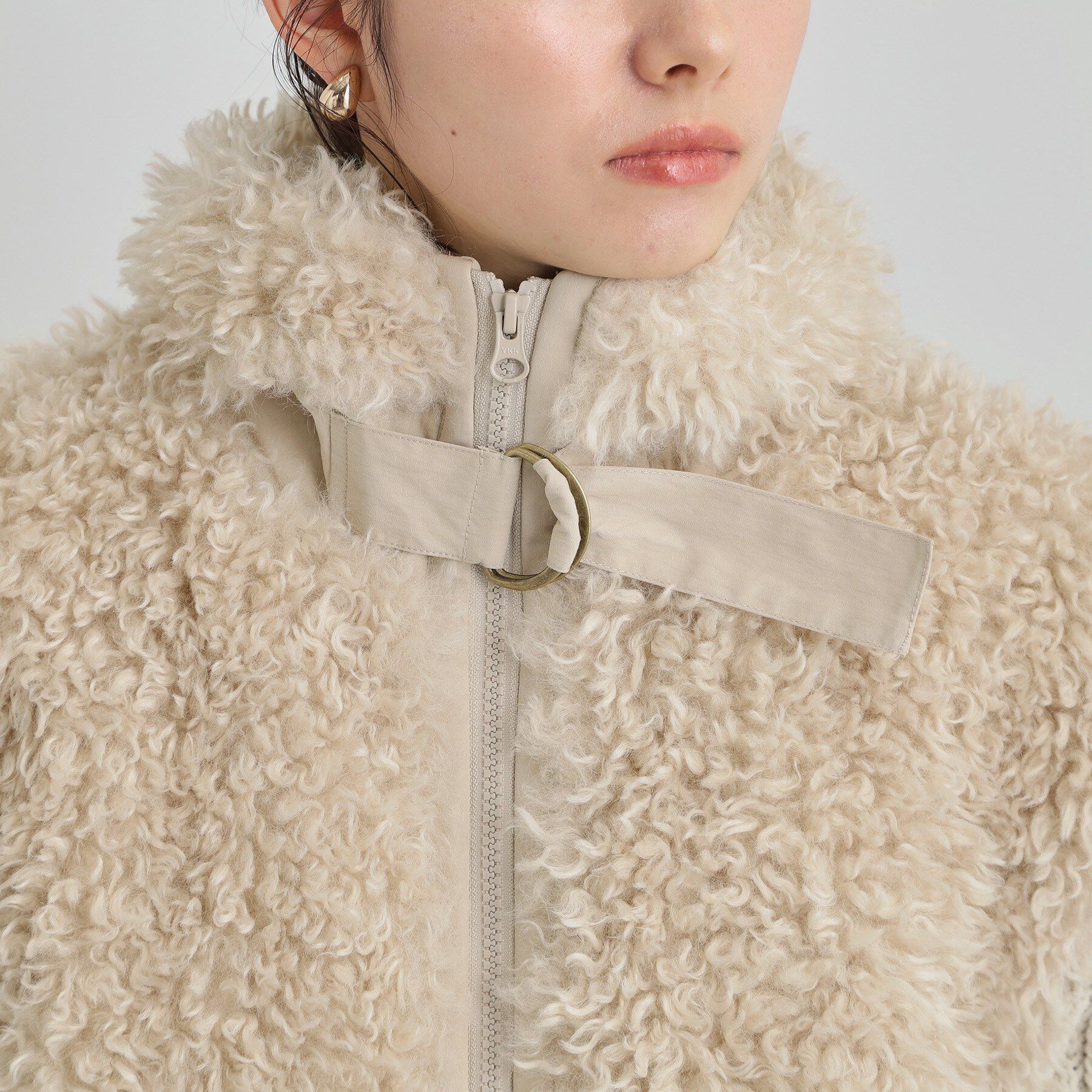 THE SHOP TK「プラスするだけでこなれ見え ボアベスト」|ベスト・ジレ|