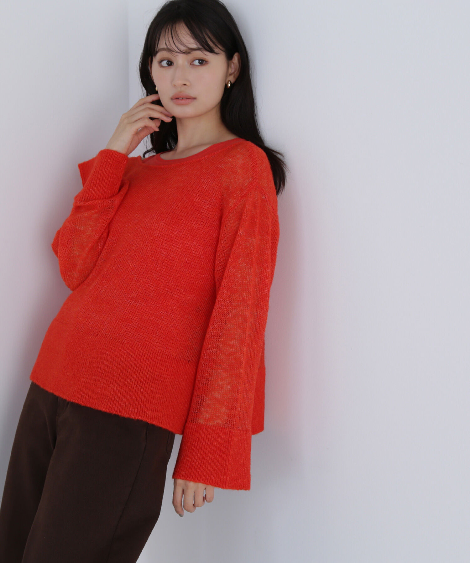  「モヘヤライクニットセット　　　　　　　」|ニット・セーター|