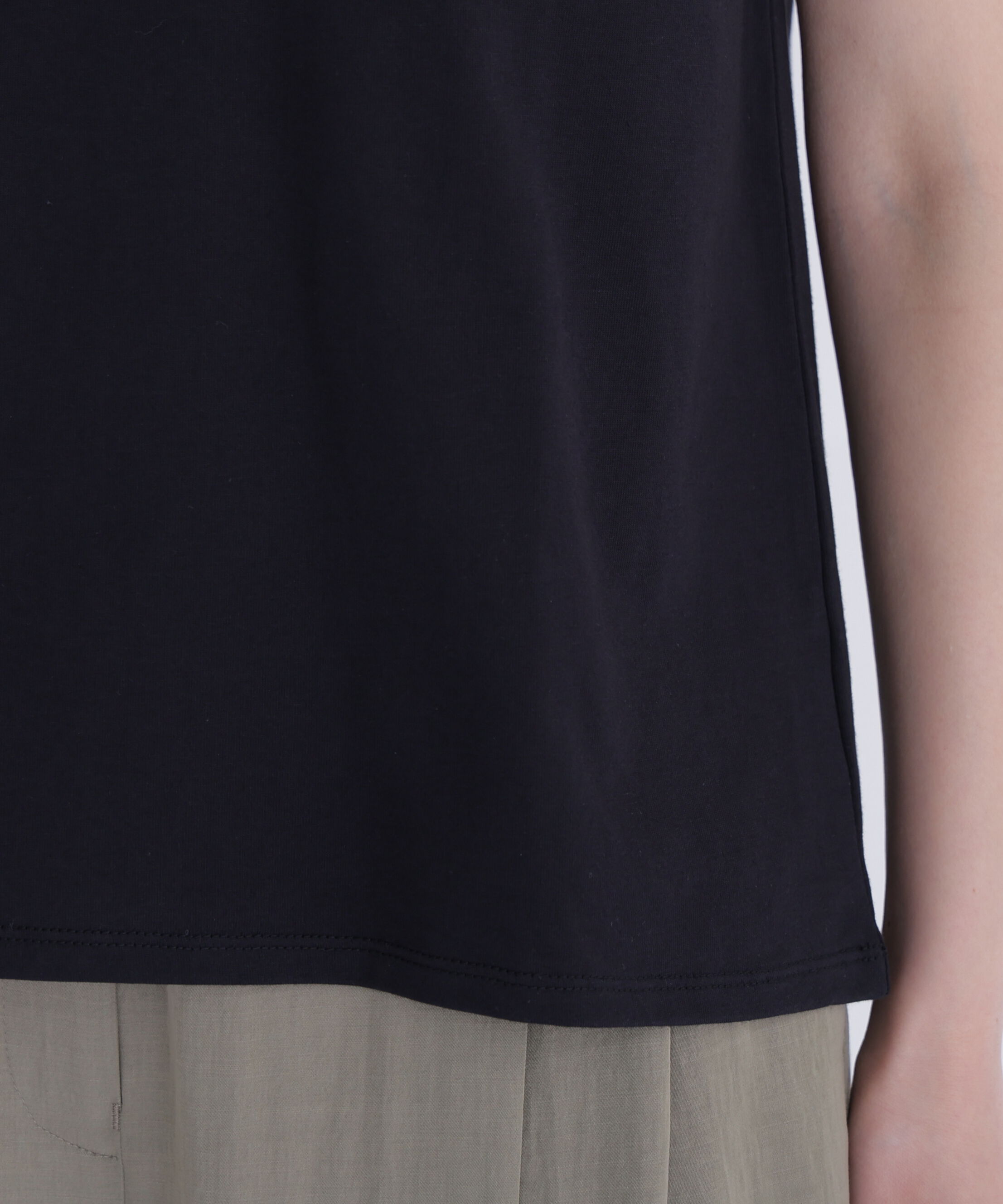  「メタルポイントノースリーブカットソー」|Tシャツ・カットソー|