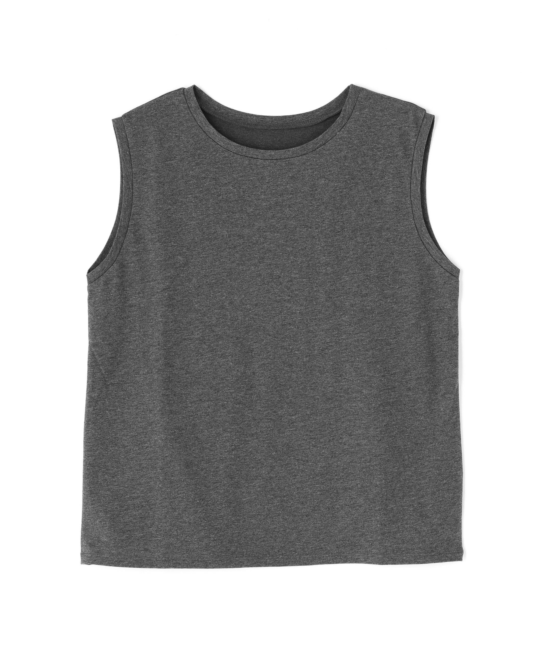  「メタルポイントノースリーブカットソー」|Tシャツ・カットソー|