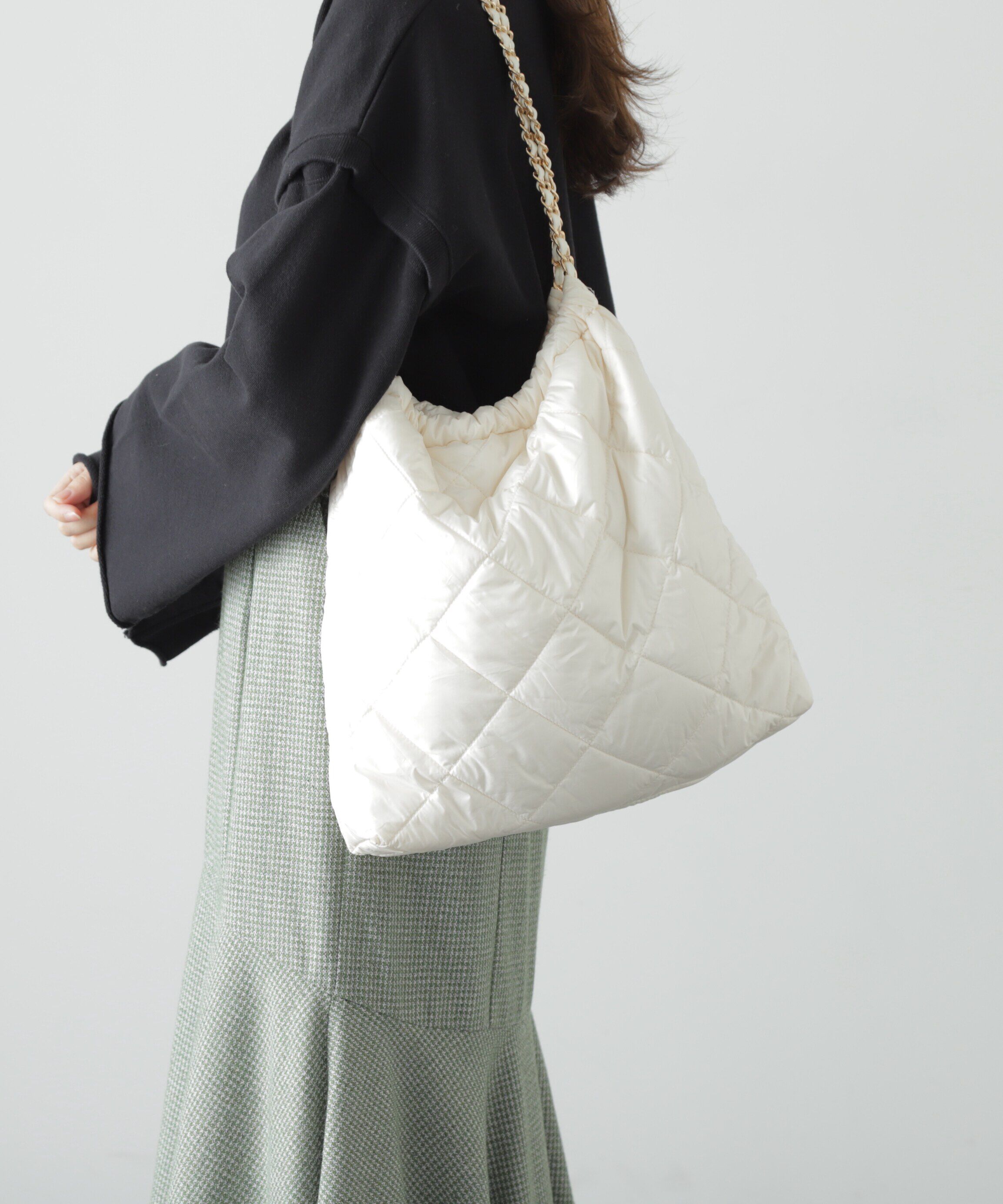  「キルティングチェーントートバッグ」|その他|