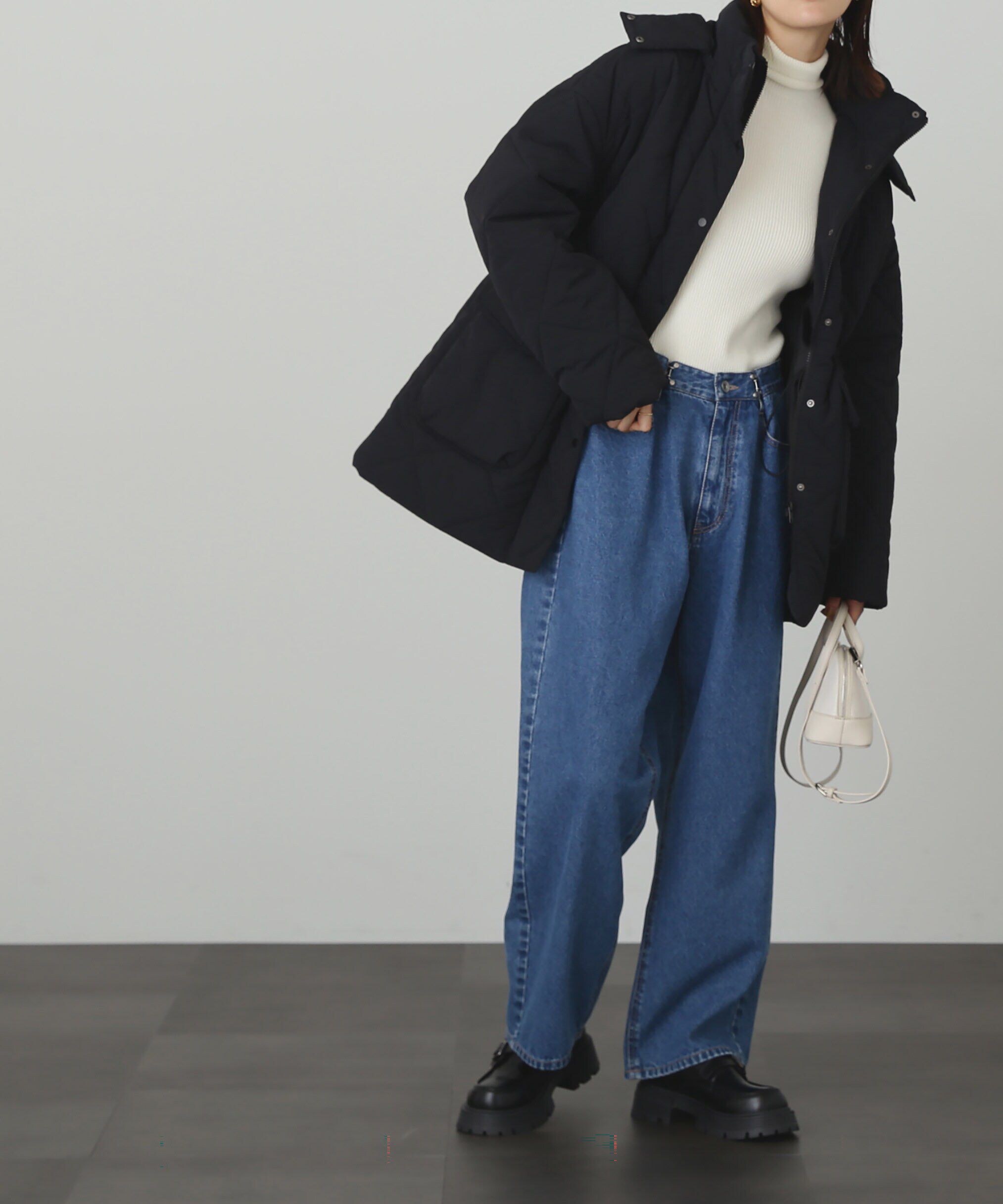  「タートルネックリブニット」|ニット・セーター|