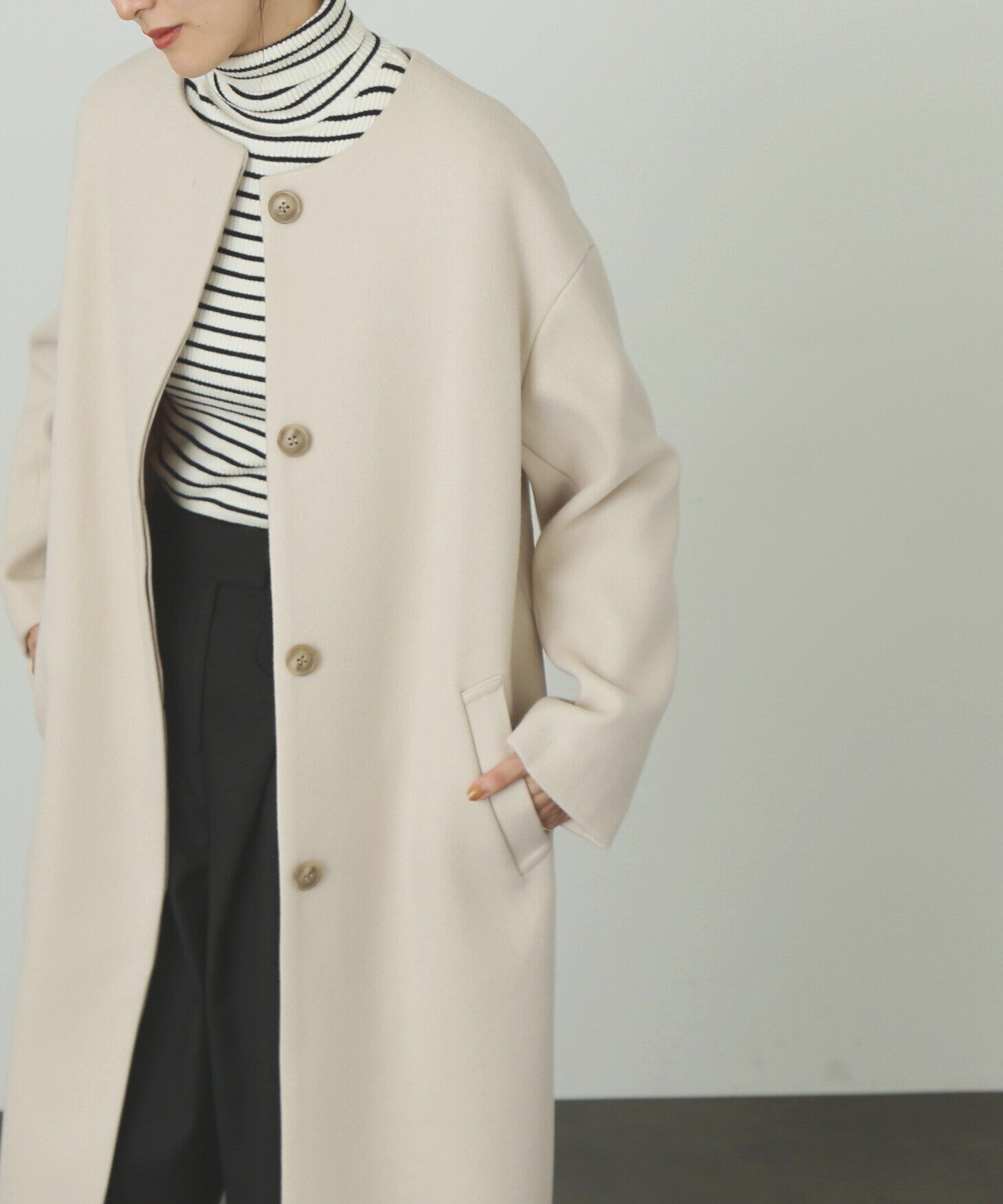  「タートルネックリブニット」|ニット・セーター|