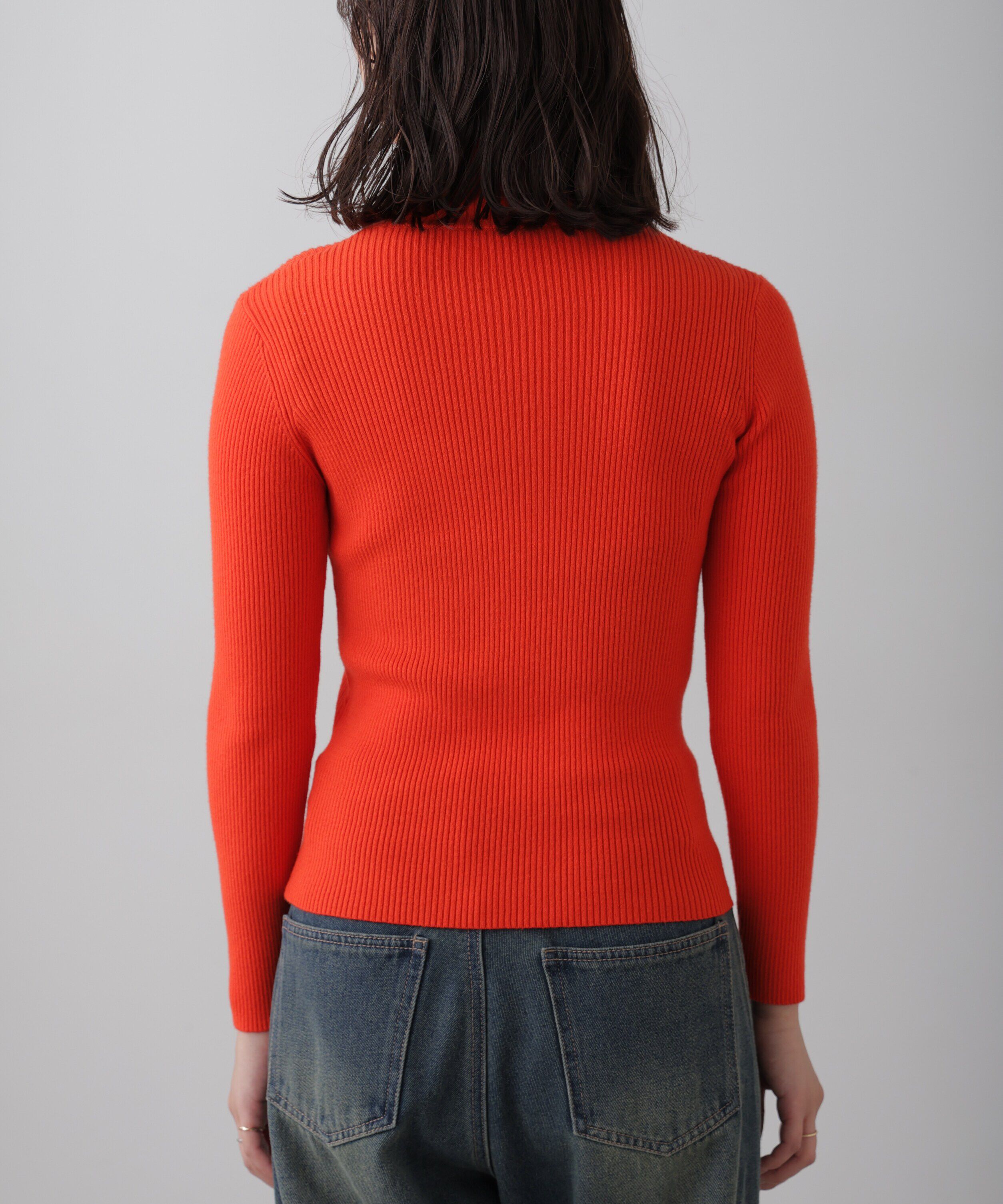  「タートルネックリブニット」|ニット・セーター|