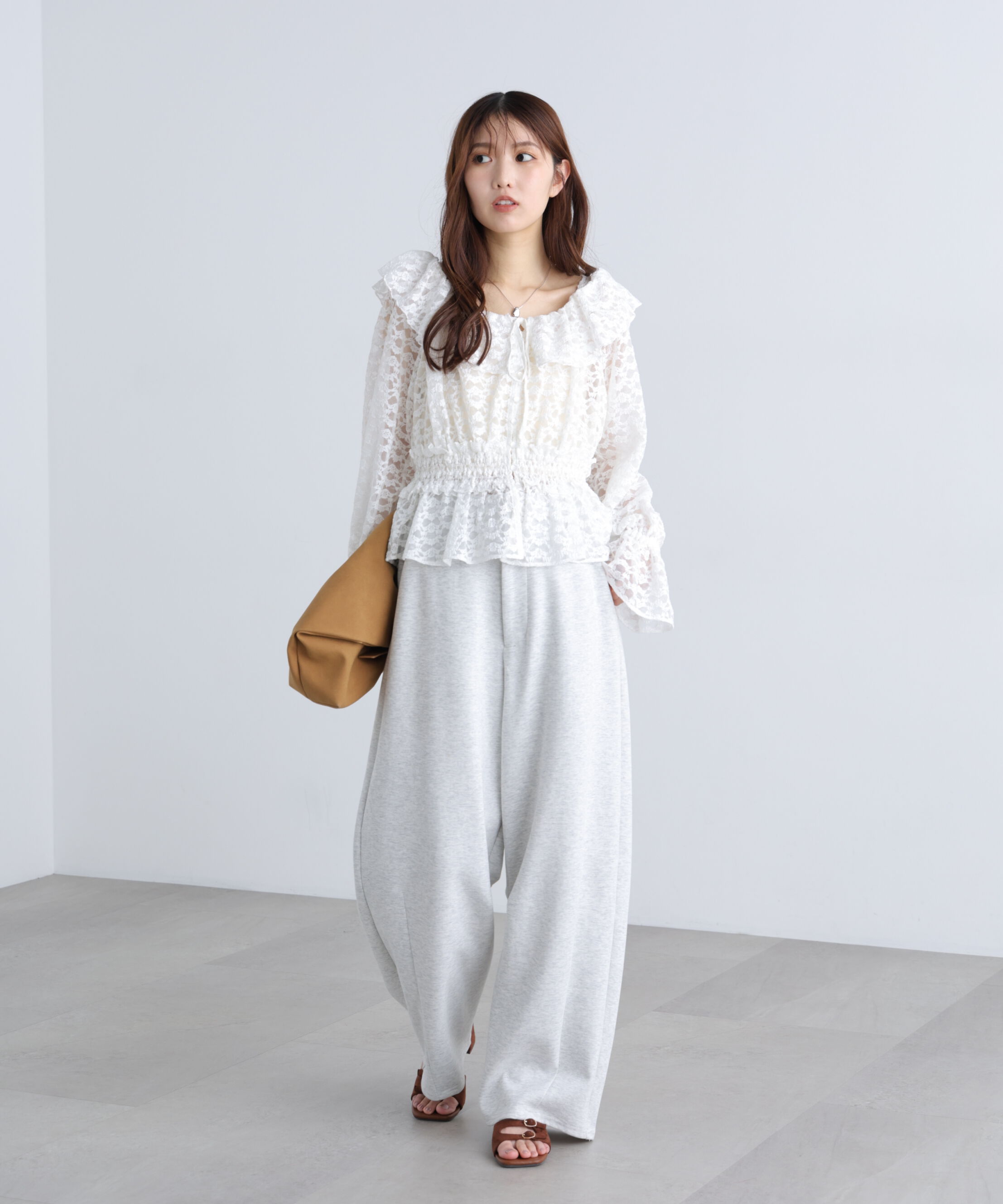  「2wayオフショルフリルブラウス」|シャツ・ブラウス|