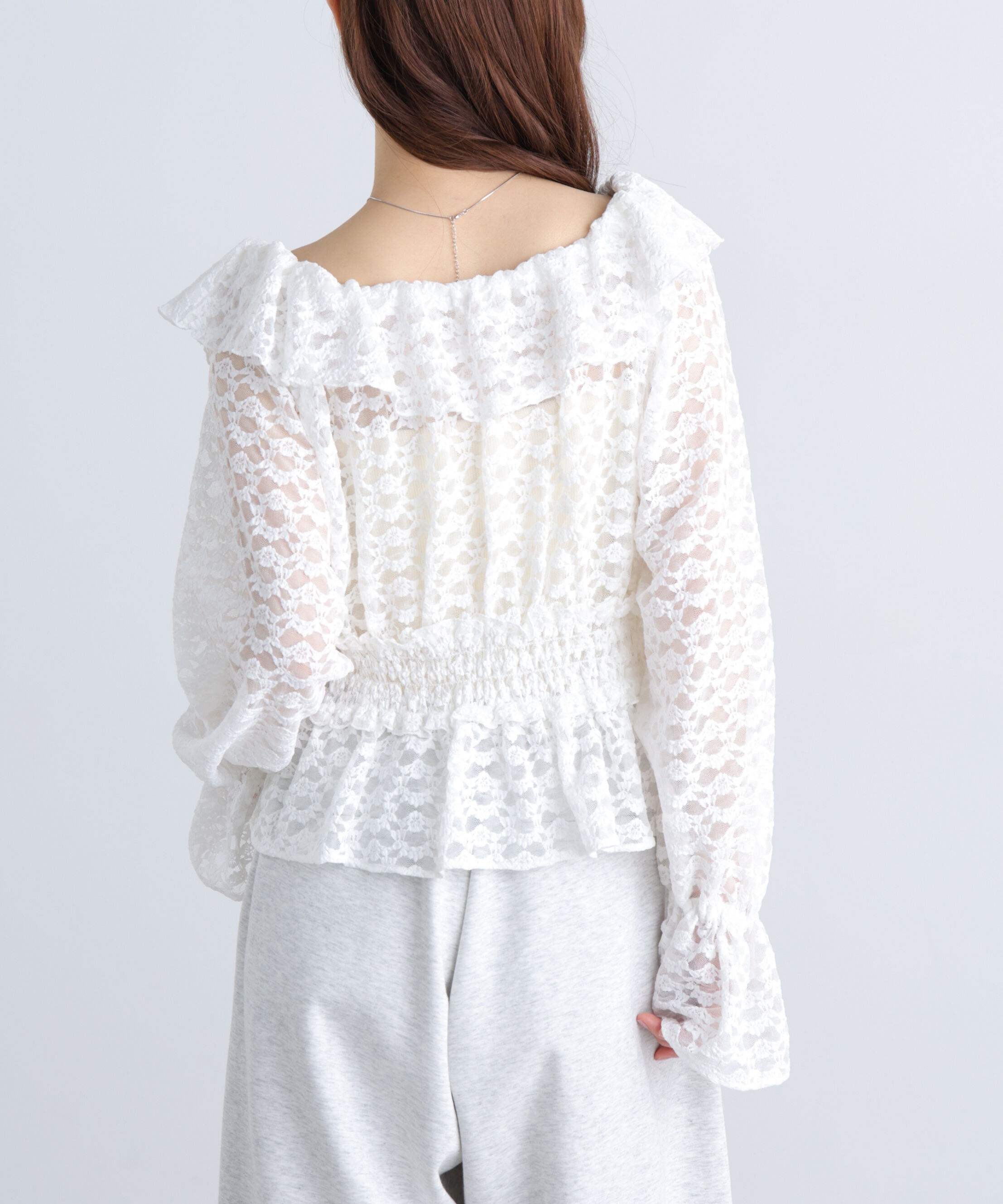  「2wayオフショルフリルブラウス」|シャツ・ブラウス|