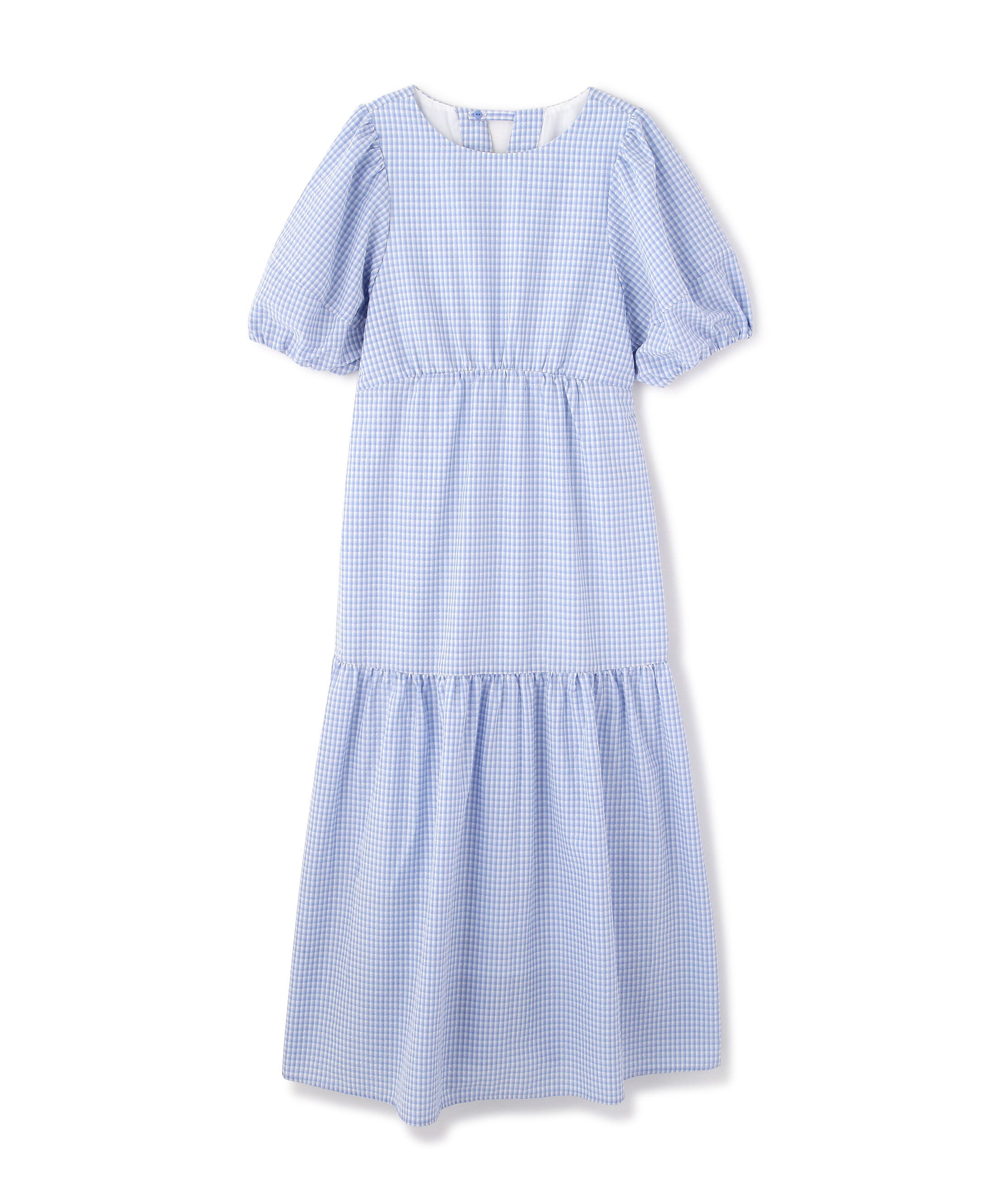  「ランタンスリーブバックリボンワンピース」|ワンピース|