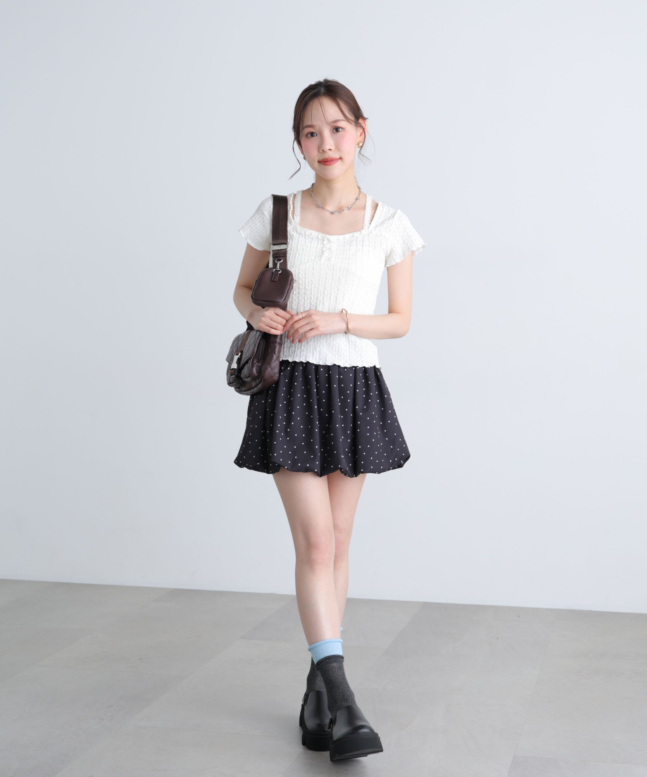  「レースコンパクトカットソー」|Tシャツ・カットソー|