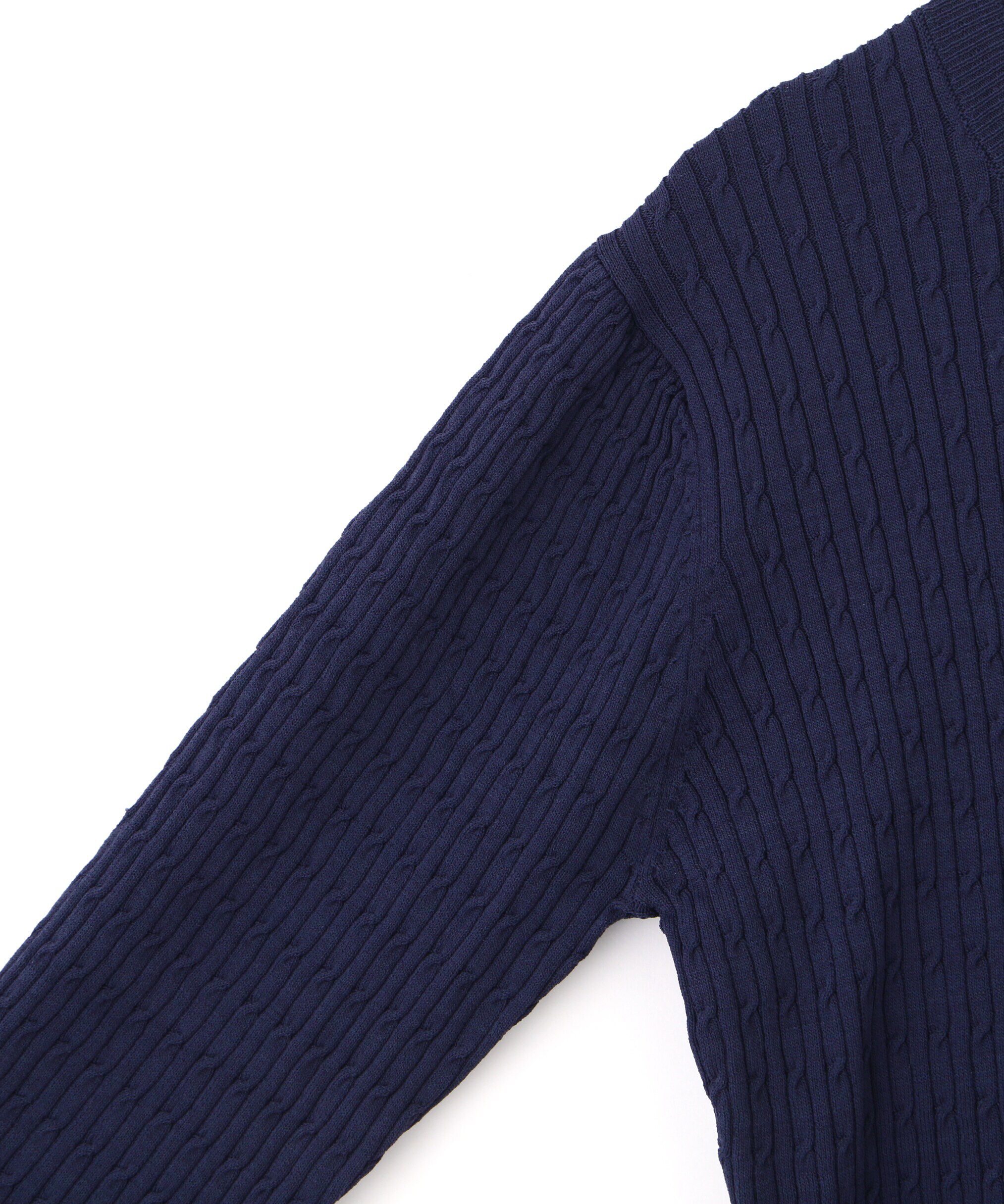  「ベーシックミニケーブルリブカーディガン」|ニット・セーター|