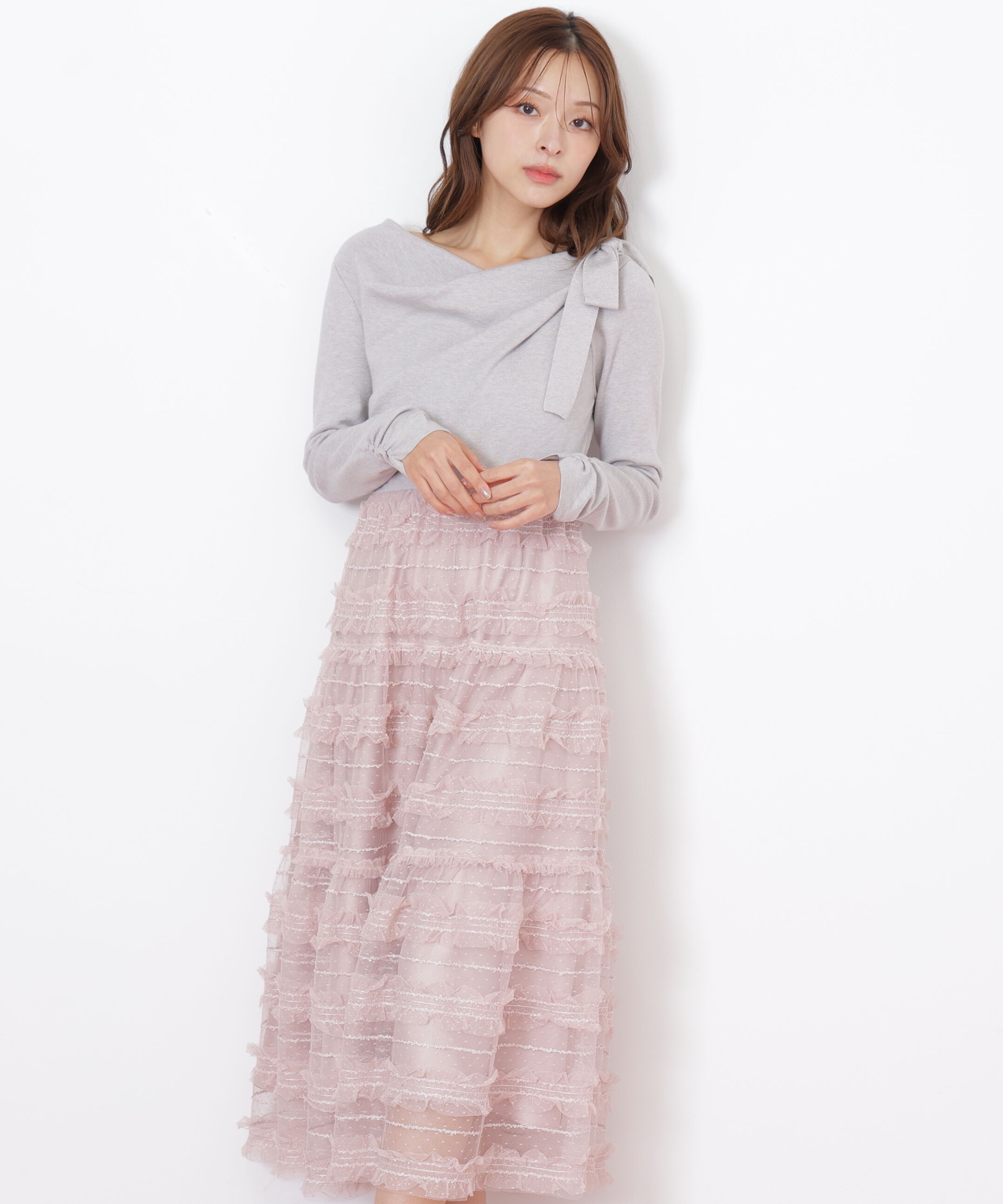  「フリルチュールドッキングワンピース」|ワンピース|