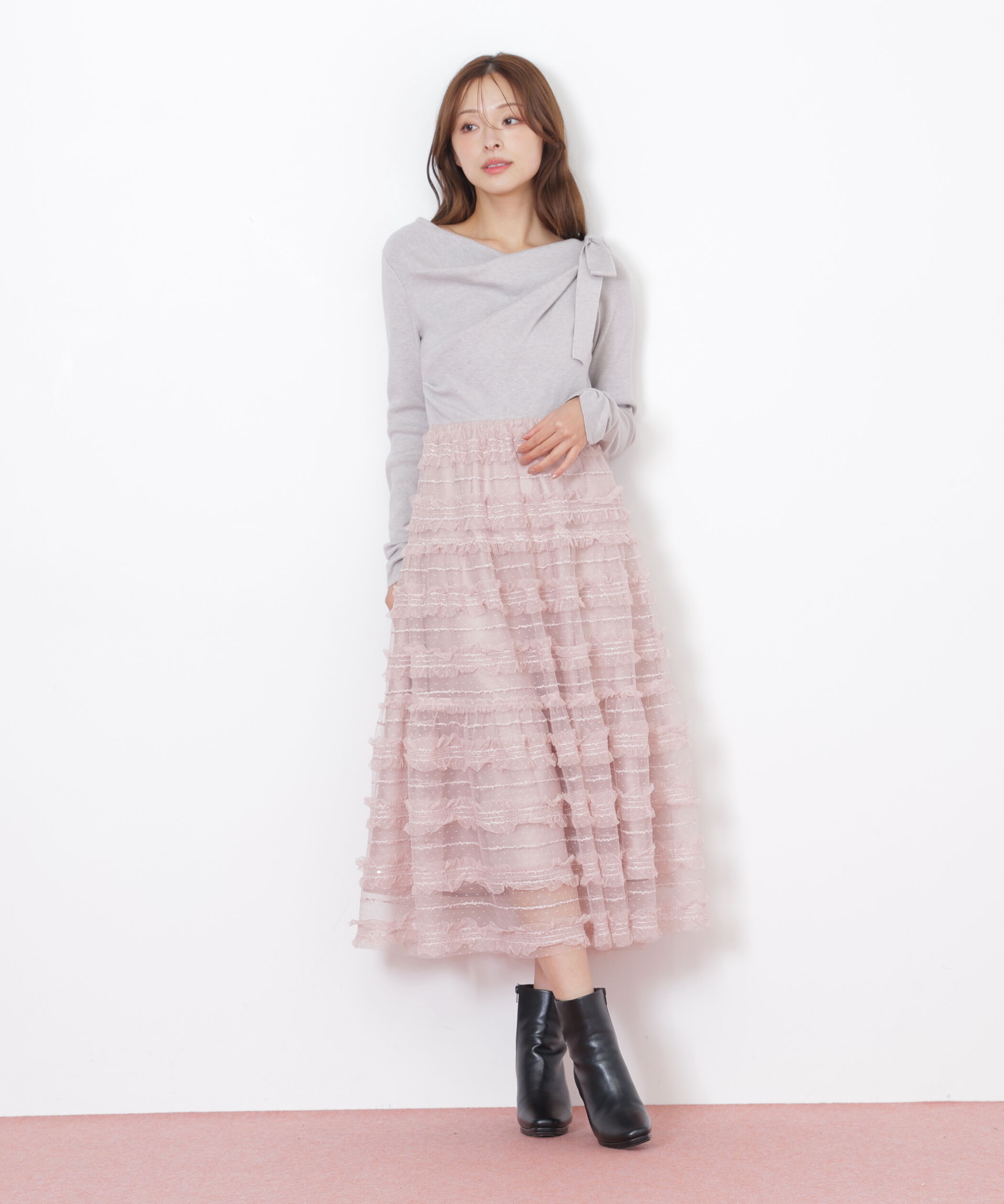  「フリルチュールドッキングワンピース」|ワンピース|