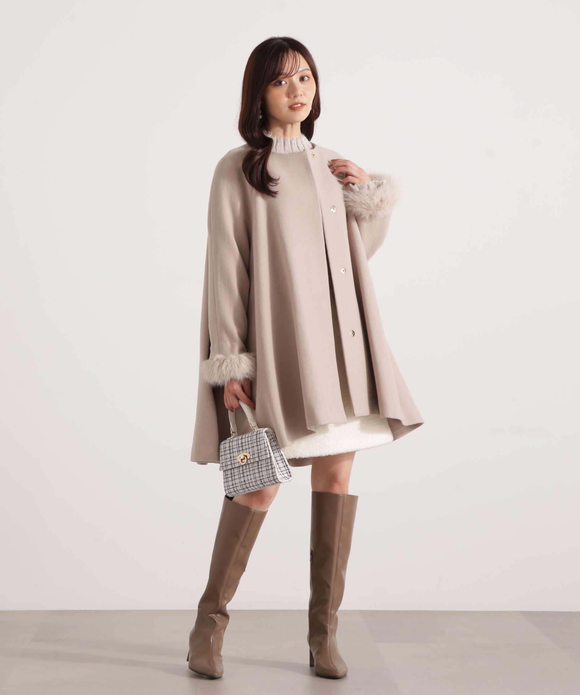 PROPORTION BODY DRESSING「イレヘムミドル丈コート 25AW」|その他|ベージュ