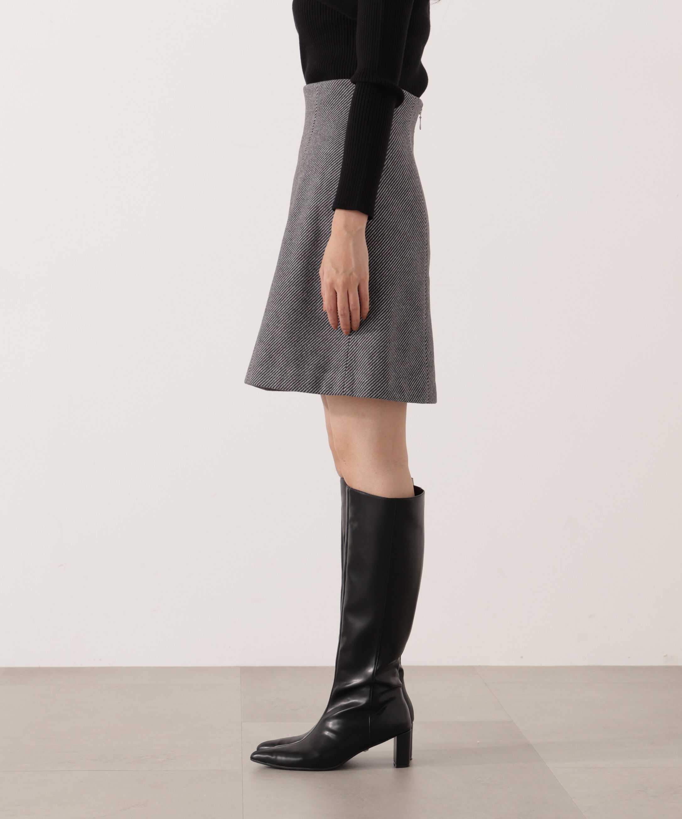 PROPORTION BODY DRESSING「《EDIT COLOGNE》台形ミニスカート 25AW」|スカート|