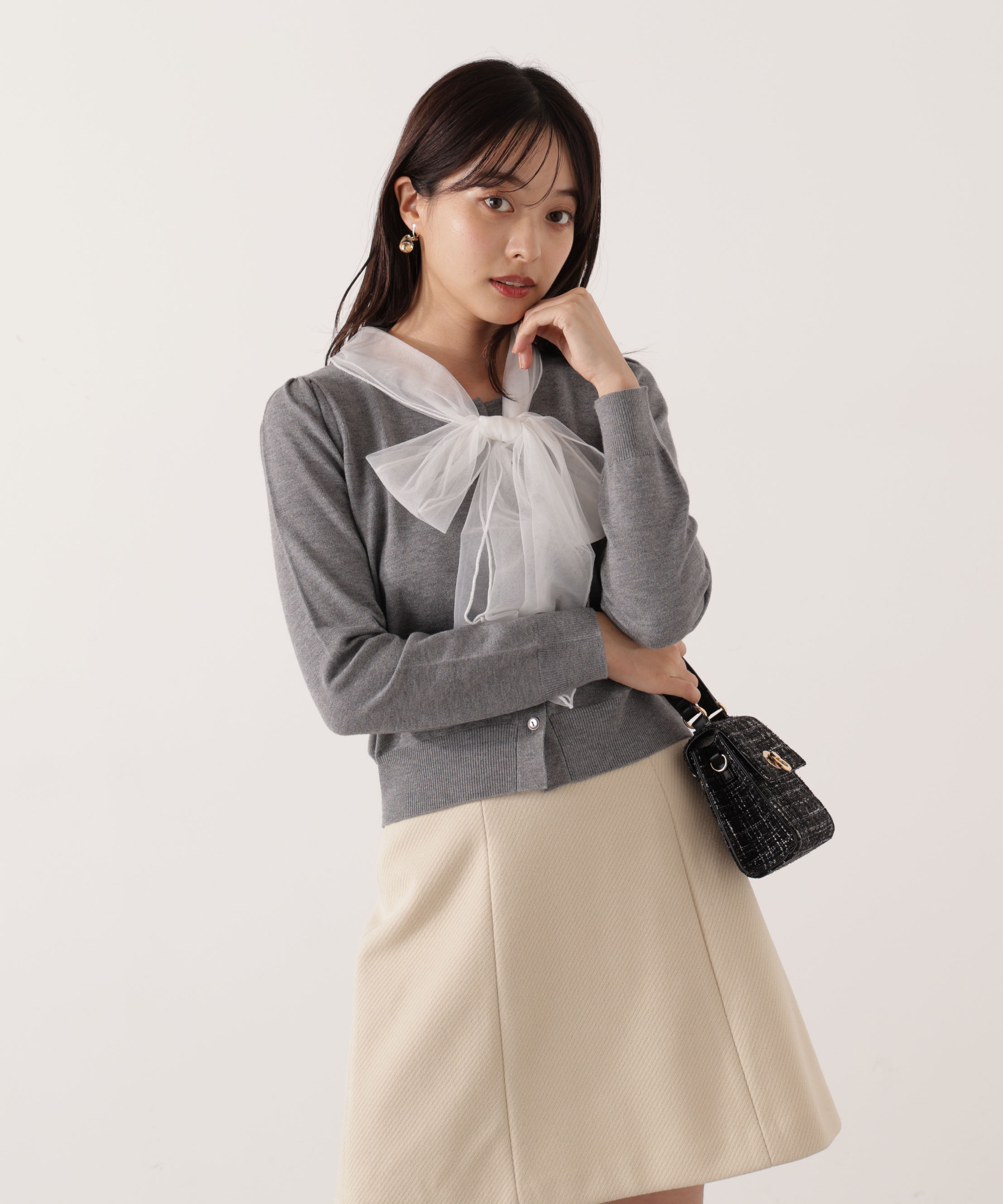 PROPORTION BODY DRESSING「《EDIT COLOGNE》台形ミニスカート 25AW」|スカート|