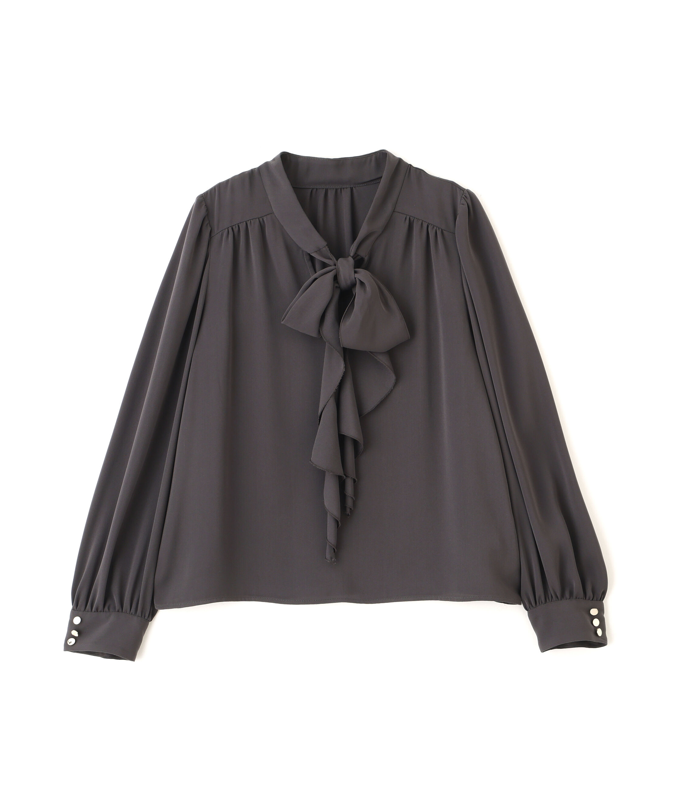 PROPORTION BODY DRESSING「ラッフルリボンブラウス　26SS」|シャツ・ブラウス|